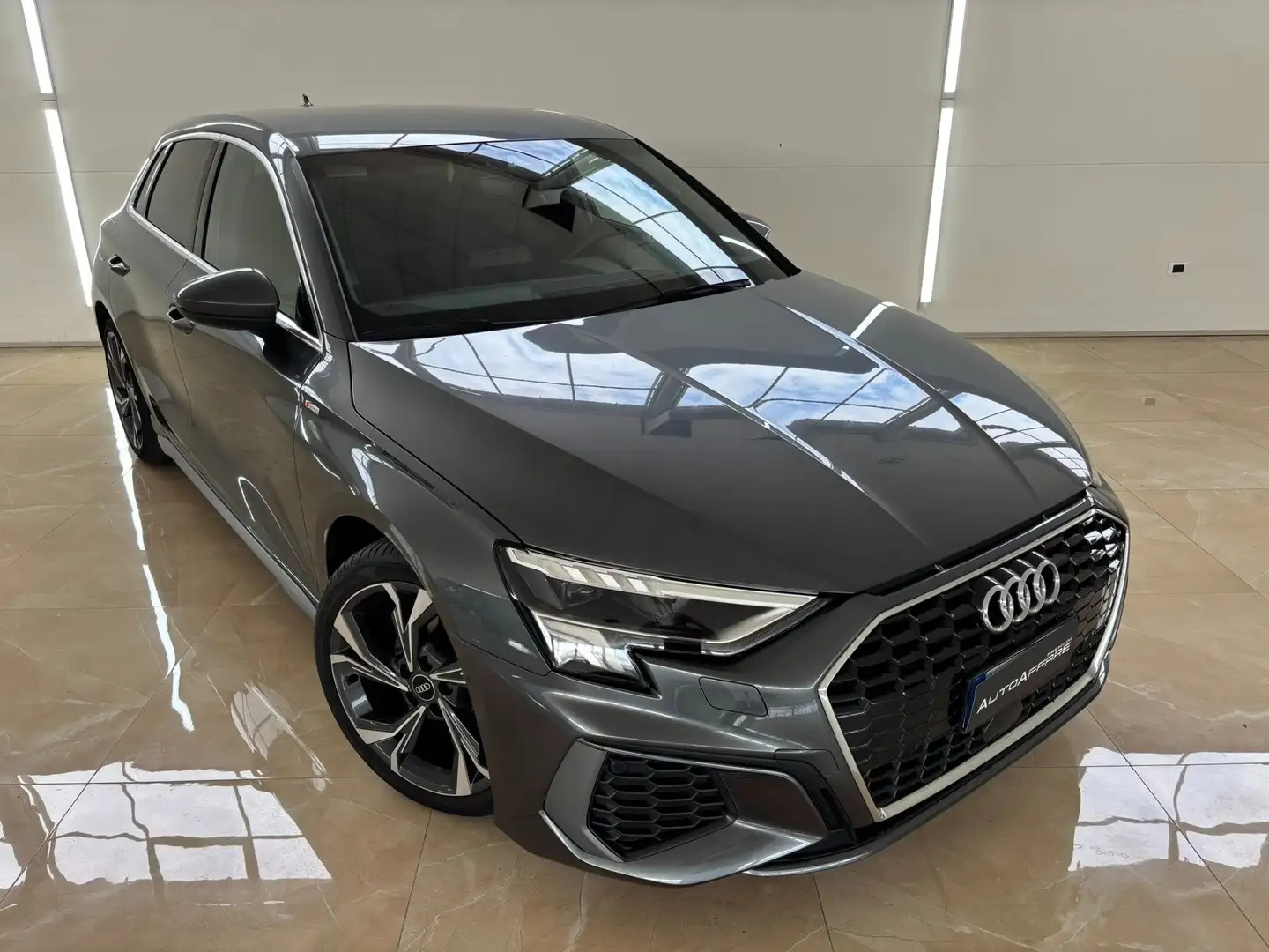 Audi A3 A3 IV 2020 SBK 30 2.0 tdi S line edition s-tronic Grigio - 2
