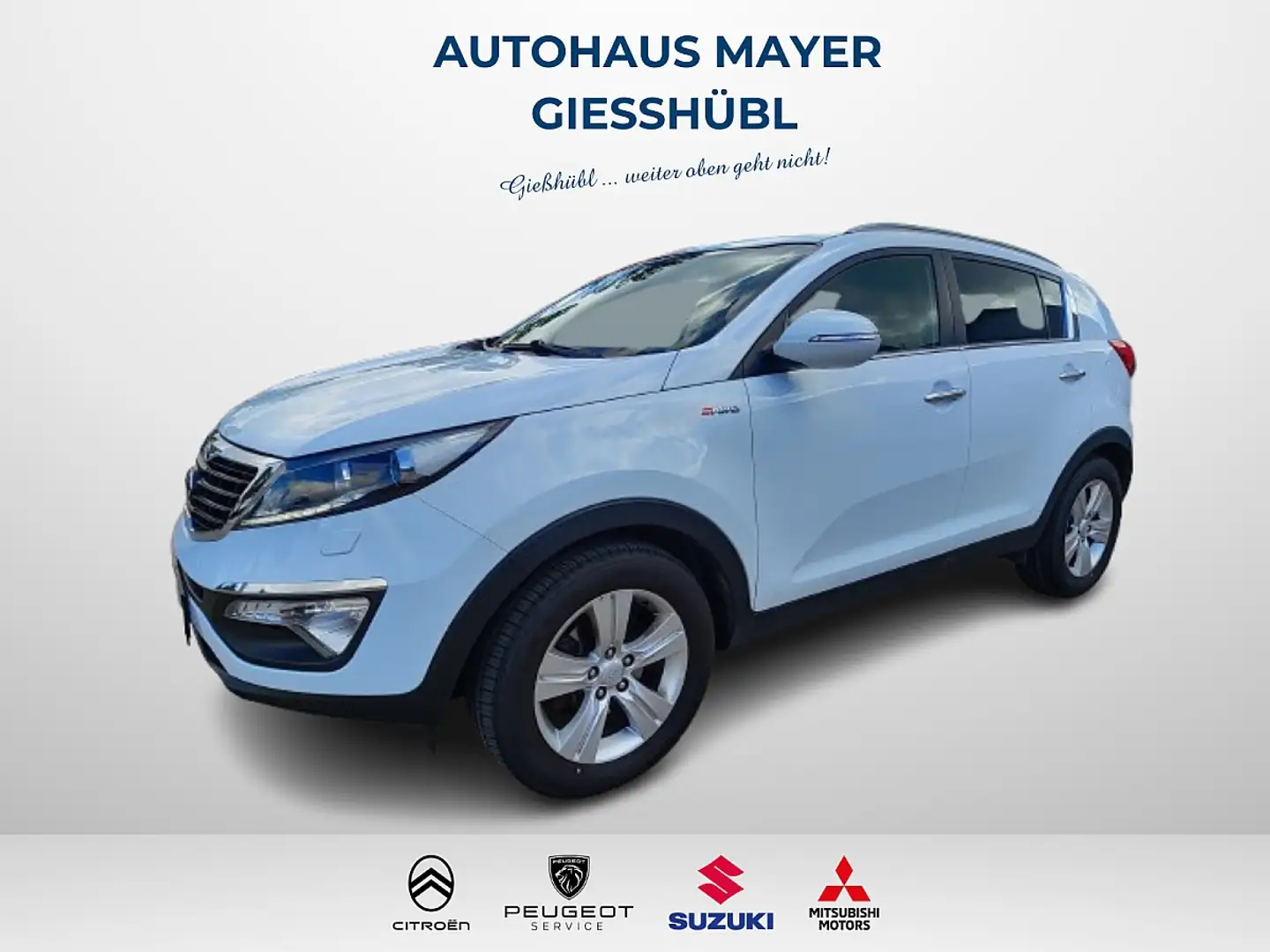 Kia Sportage Active 2,0 CRDi 4WD DPF Aut. Weiß - 1