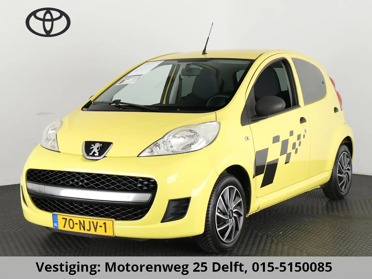 Peugeot 107 1.0-12V XR GRAND PRIX BIJNA 2011 5 DEURS.RADIO MET Geel - 1
