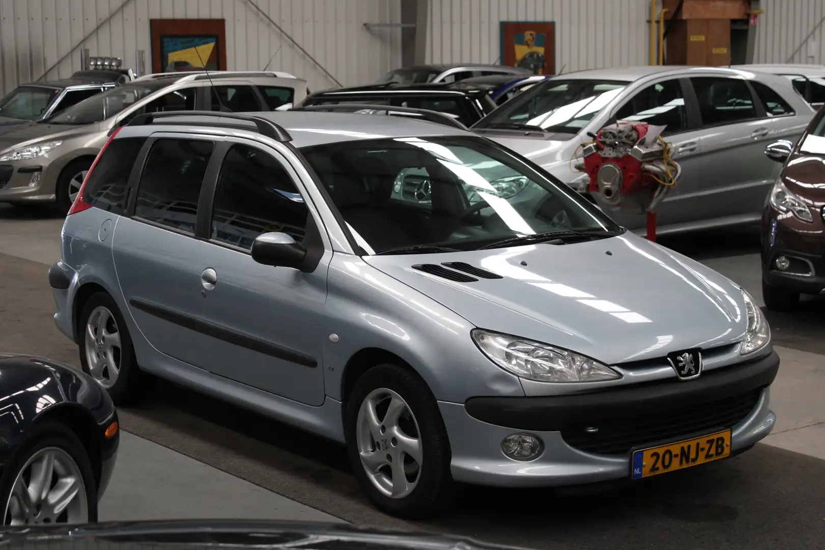 Peugeot 206 SW 1.6-16V XS Airco, Trekhaak, Stuurbekrachtiging Gris - 2