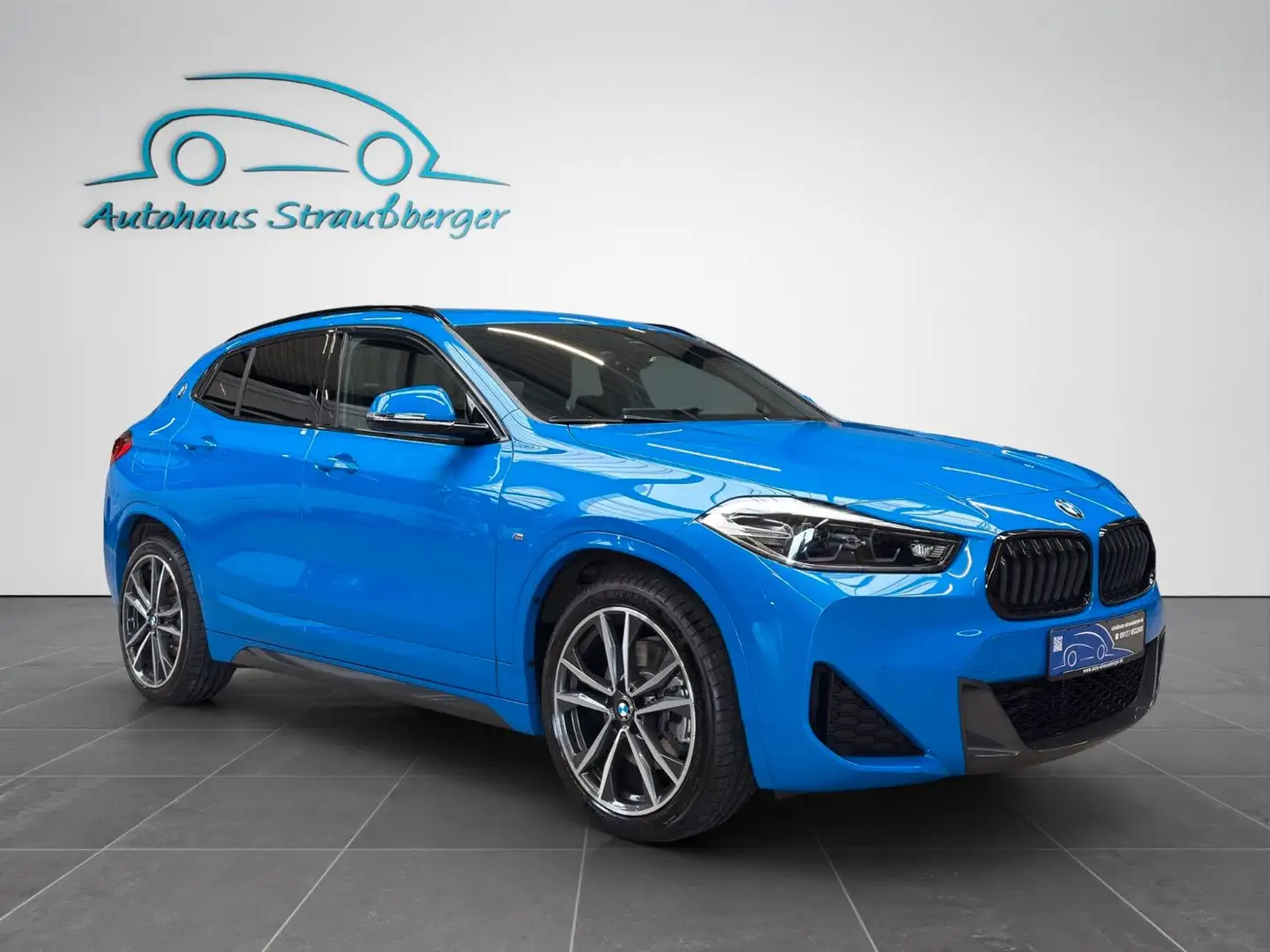 BMW X2 20d xD M Sport ACC AHK HiFi QI HuD RFK LrHz Blau - 2