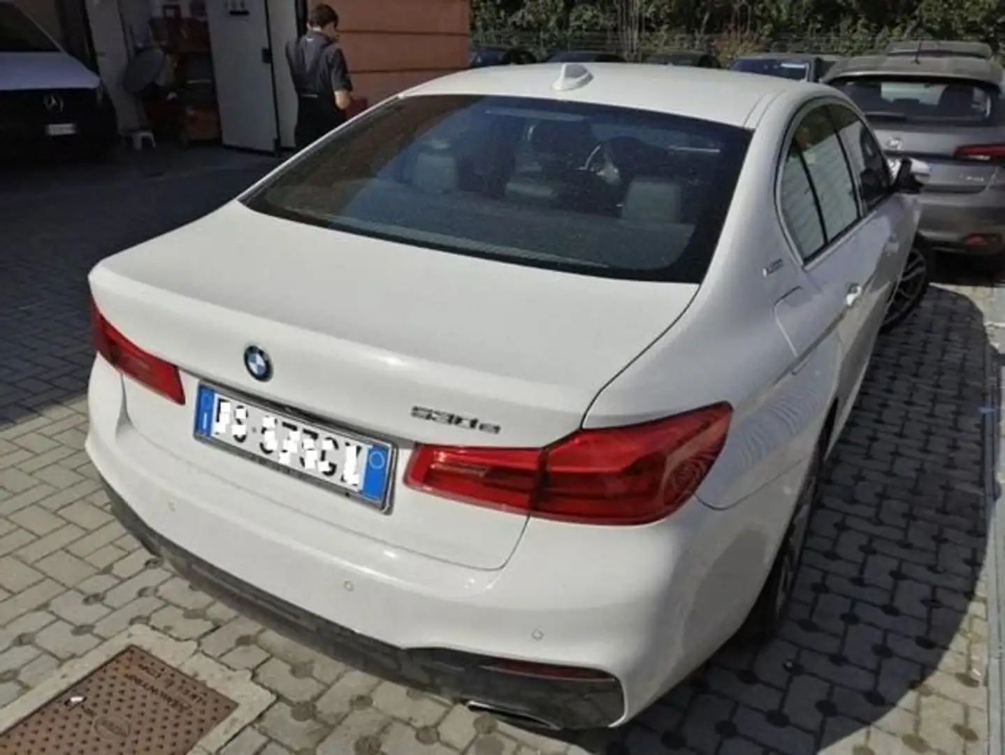 BMW 530 530e Msport auto Bianco - 1