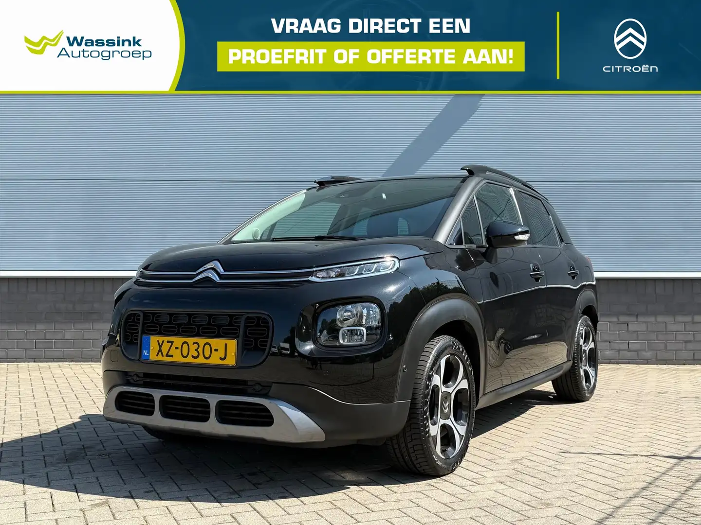 Citroen C3 Aircross 1.2 PureTech 110pk Automaat Shine | Trekhaak | Par Nero - 1