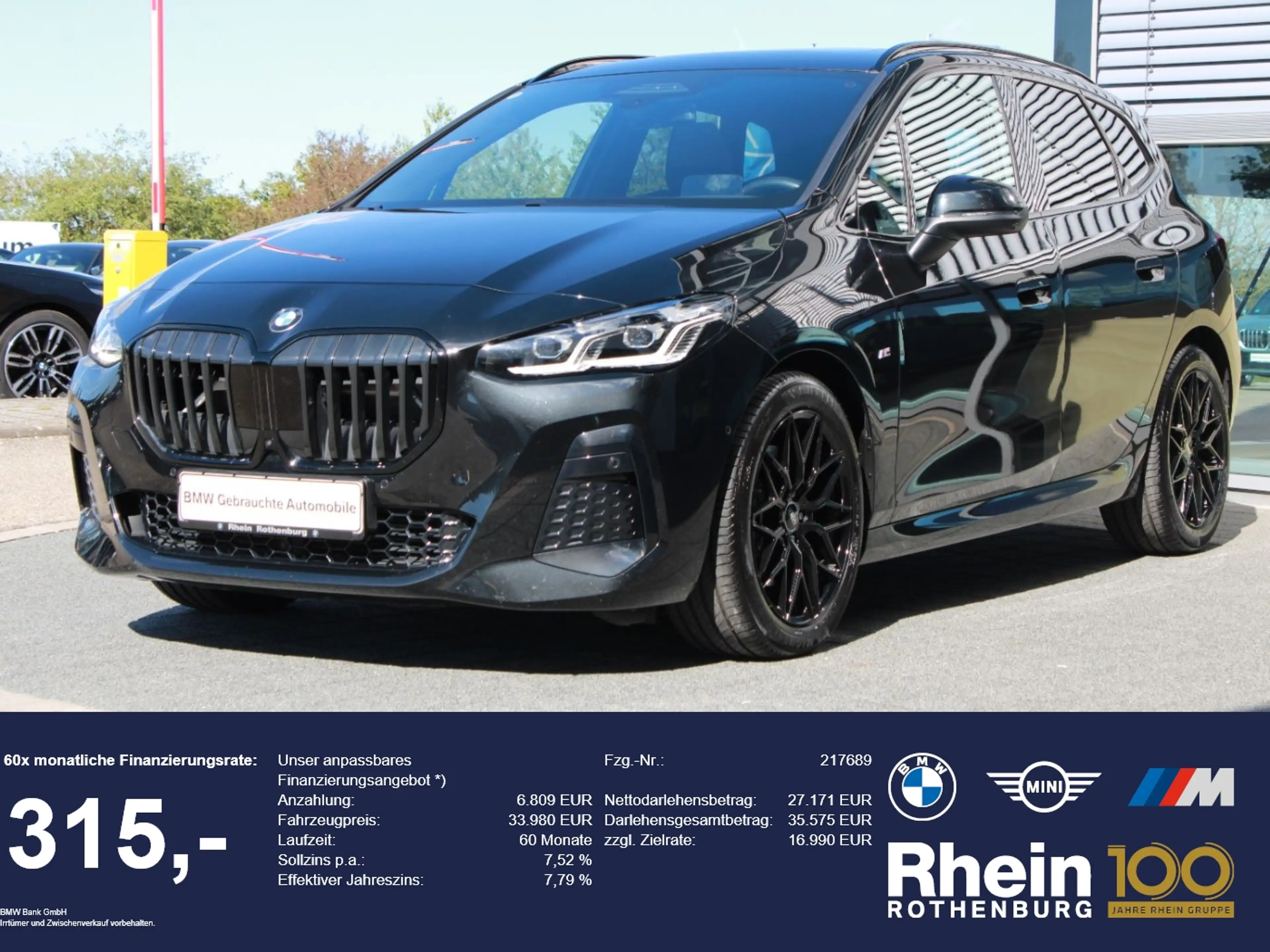 BMW 223 i xDrive M Sport Navi HeadUp DA+ 360 Cam AHK