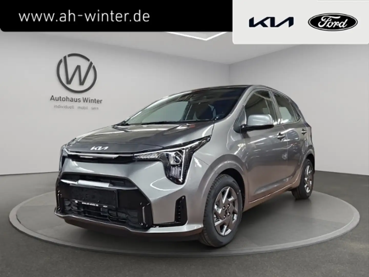 Kia Picanto 1,0 AMT Vision Navi Kamera Sitzhzg Klima Alu Grau - 1