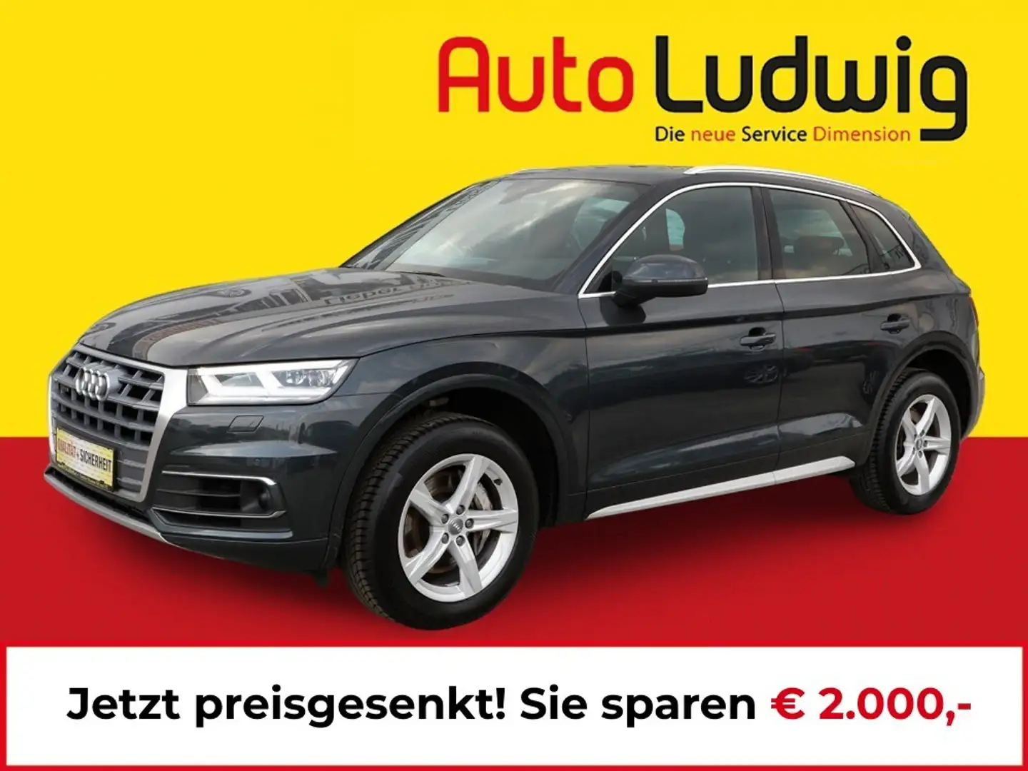 Audi Q5 45 TDI quattro Sport* VIRTUAL*NAVI*LED*PDC*AHK*... Grau - 1