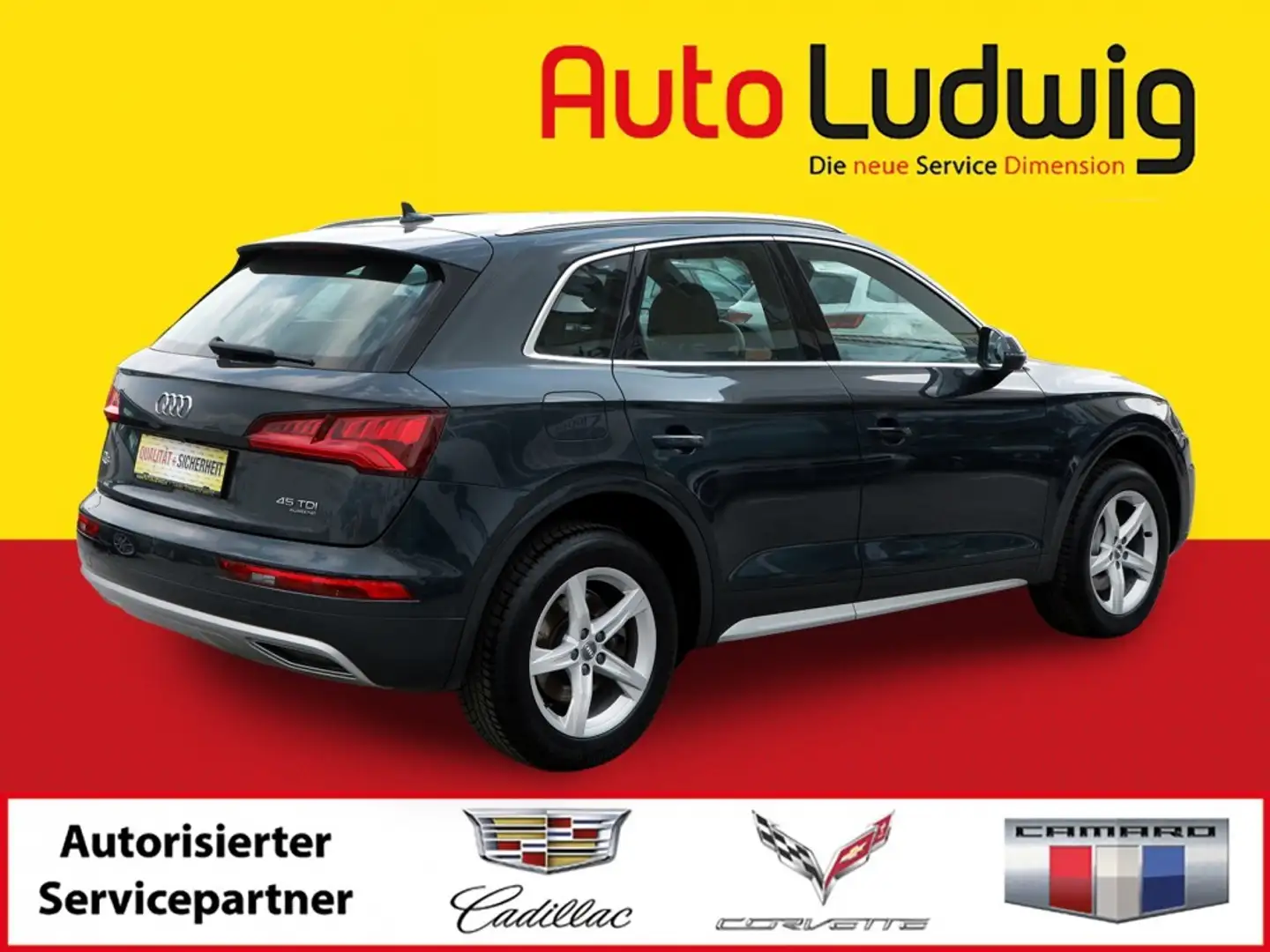 Audi Q5 45 TDI quattro Sport* VIRTUAL*NAVI*LED*PDC*AHK*... Grau - 2