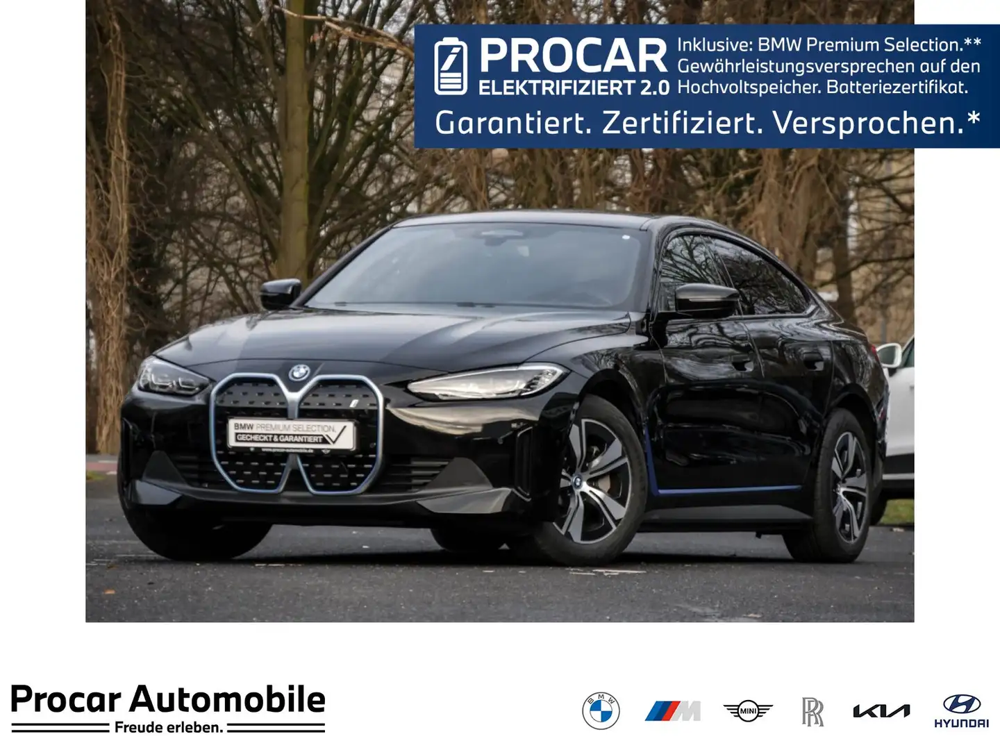 BMW i4 eDrive40 HuD+H/K+DA PROF+PA+LHZ+SHZ Noir - 1