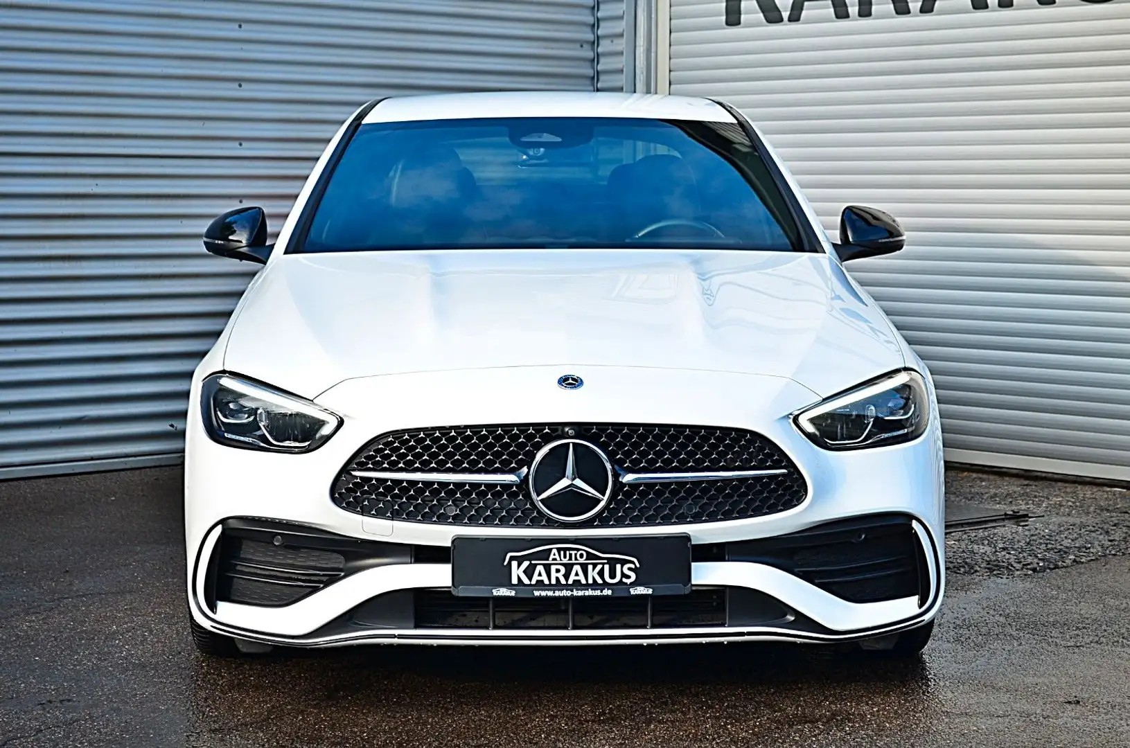 Mercedes-Benz C 300 d AMG line "Night/360°/Distro./MBUX/AHK" Weiß - 2
