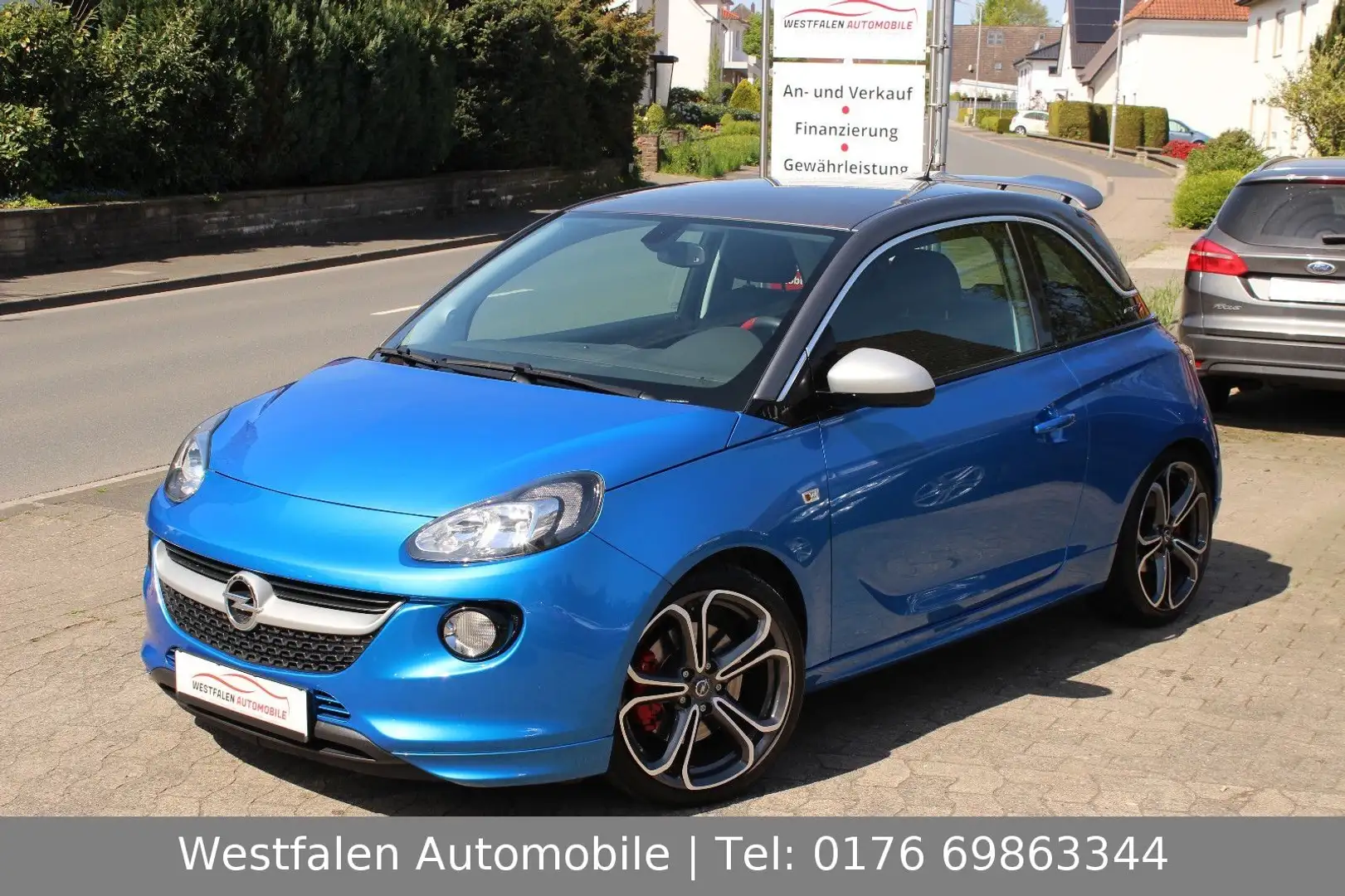 Opel Adam S 1.4 Turbo 150PS|Frsp|SHZ|PDC|Infinity|AUX Blau - 2