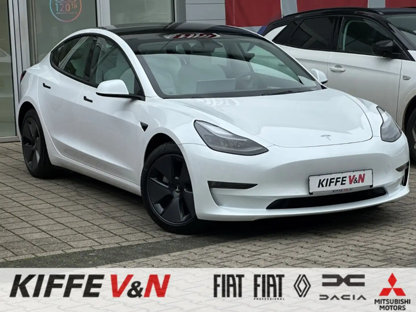 Tesla Model 3 Long Range Dual AWD Weiß / Weiß Weiß - 1