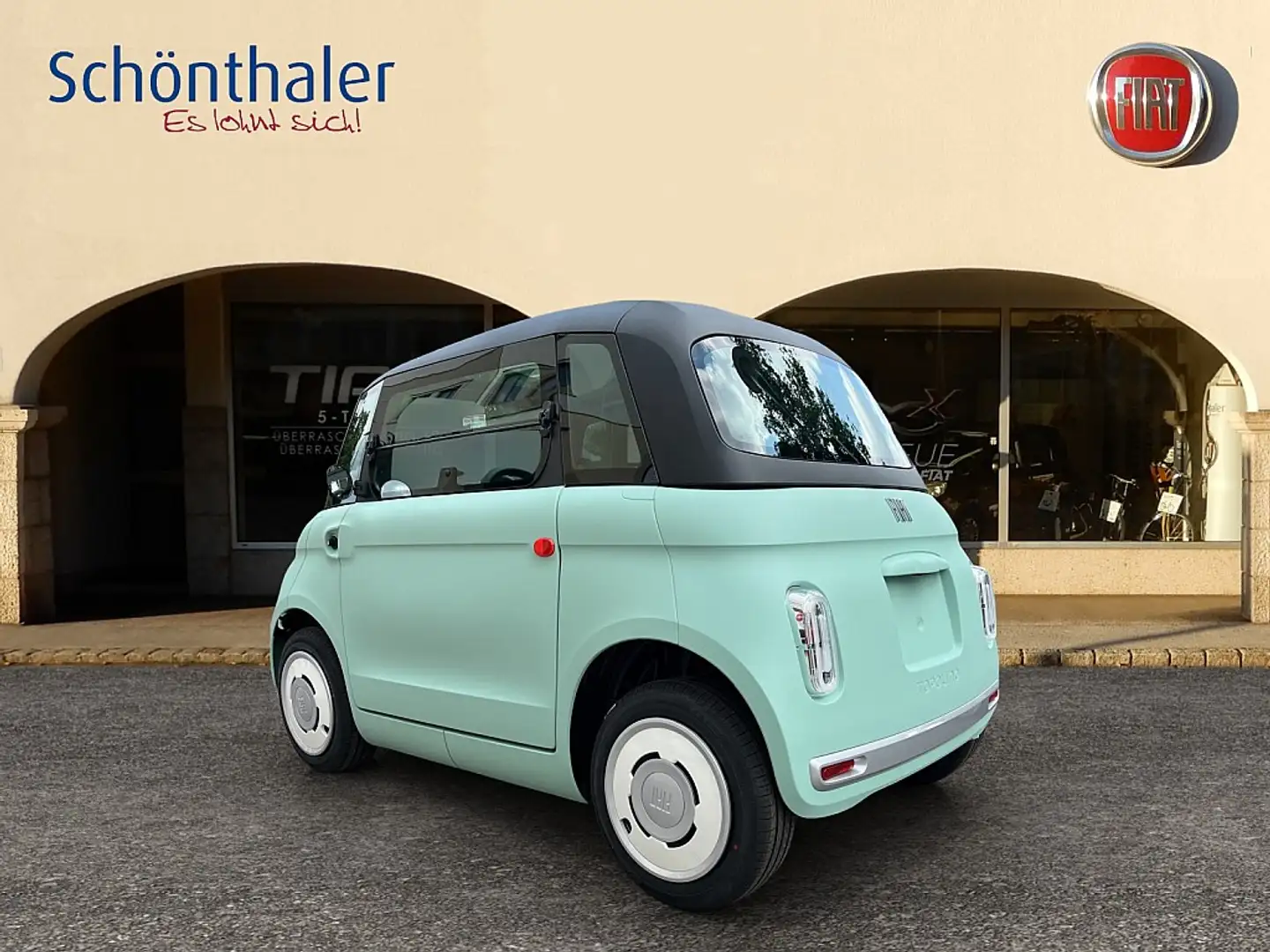 Fiat Topolino Leichtkraftfahrzeug mit 4 Rädern Grün - 2