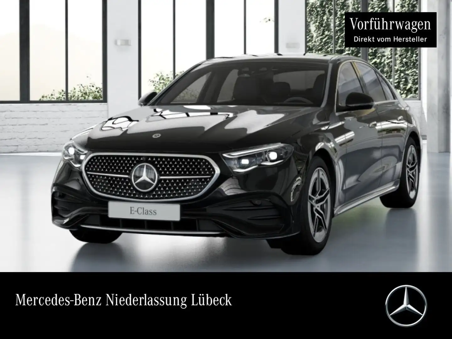 Mercedes-Benz E 200 AMG Fahrass 360° Pano Burmester Distr. HUD Schwarz - 1