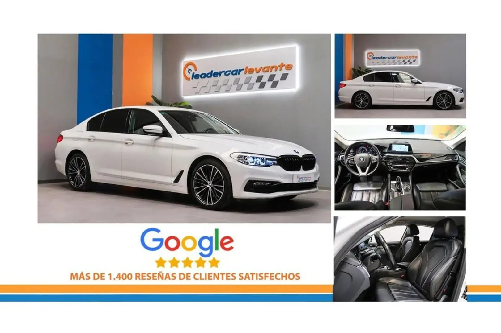 BMW 530 D SPORT LINE 265CV Blanc - 2