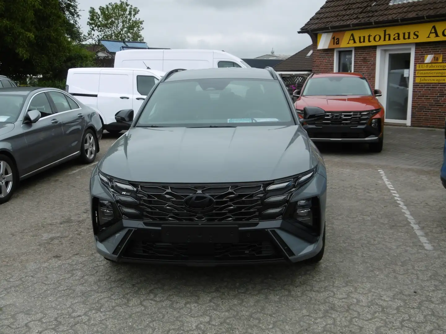 Hyundai TUCSON N-Line 1.6 T-GDI 6AT 2WD HEV 215 PS Gris - 1