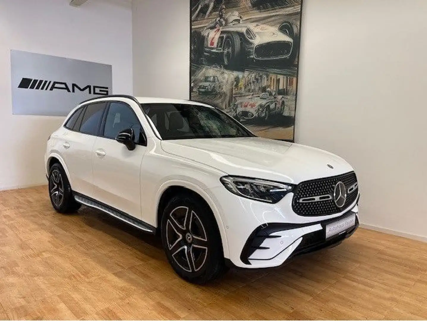 Mercedes-Benz GLC 300 d 4Matic AMG-Line AHK Nightpaket Weiß - 1