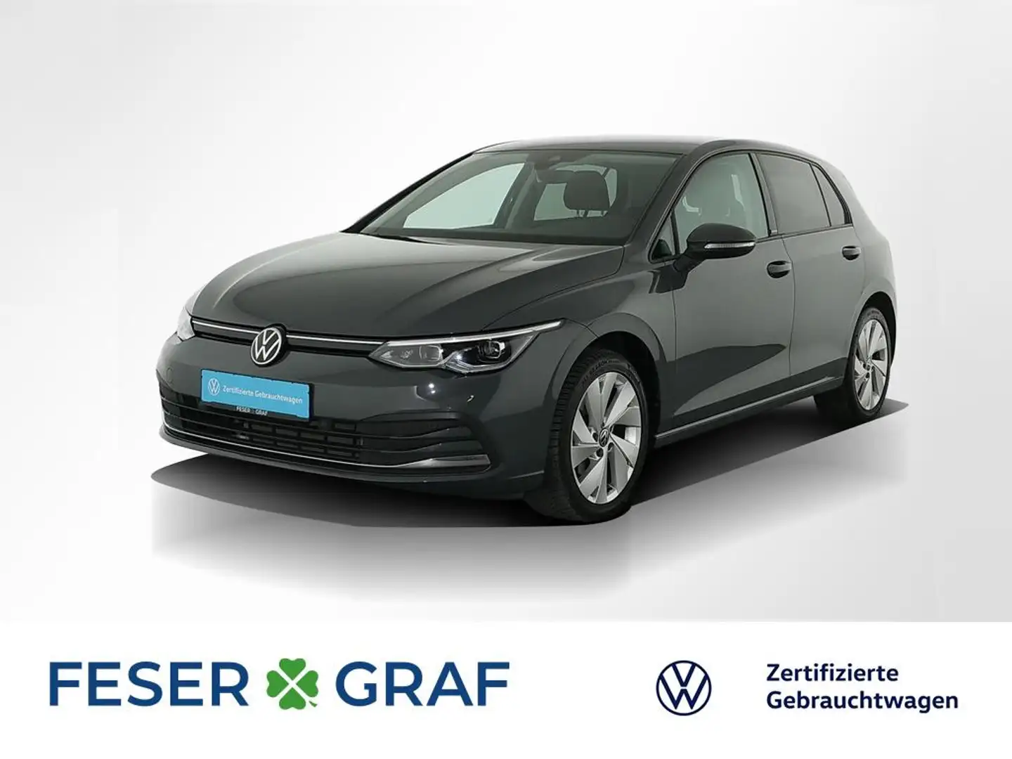 Volkswagen Golf 8 Active 1.5 TSI Navi AHK Kamera ACC LED Grau - 1
