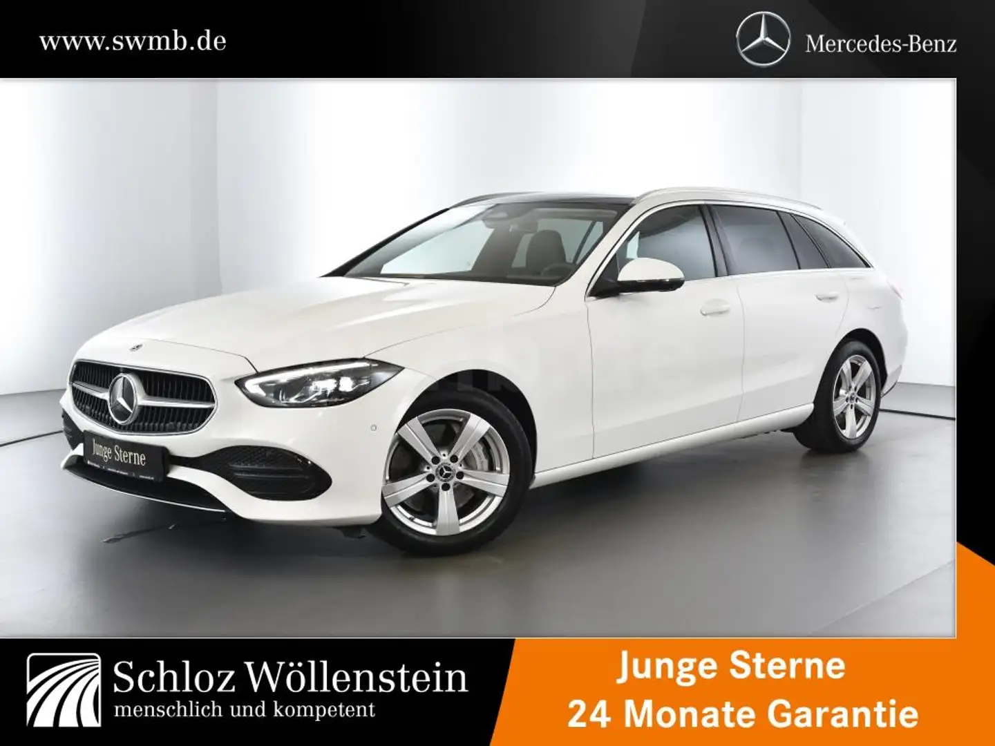 Mercedes-Benz C 300 de 4M T Avantgarde/LED/Pano-D/Memory/360Cam Weiß - 1