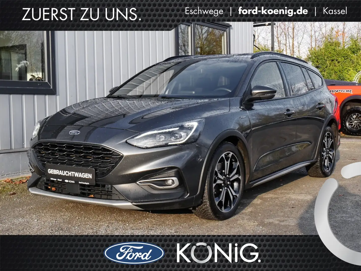 Ford Focus Active X 1.5 EB Aut.+ParkAssist+Winter-Pkt Klima Gris - 1
