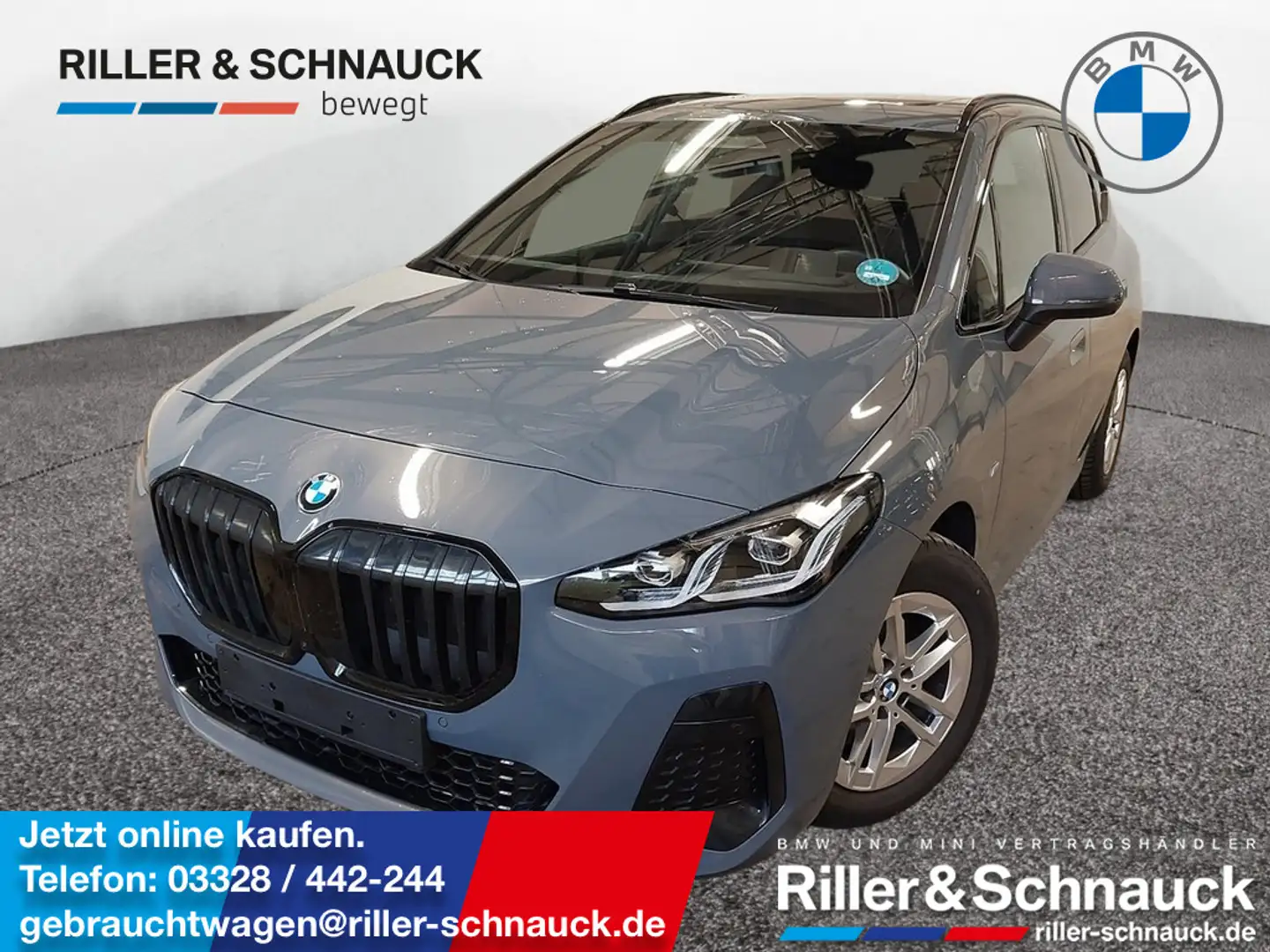 BMW 220 i M Sport AHK+PANO+HUD+360°KAM+ACC Grau - 1