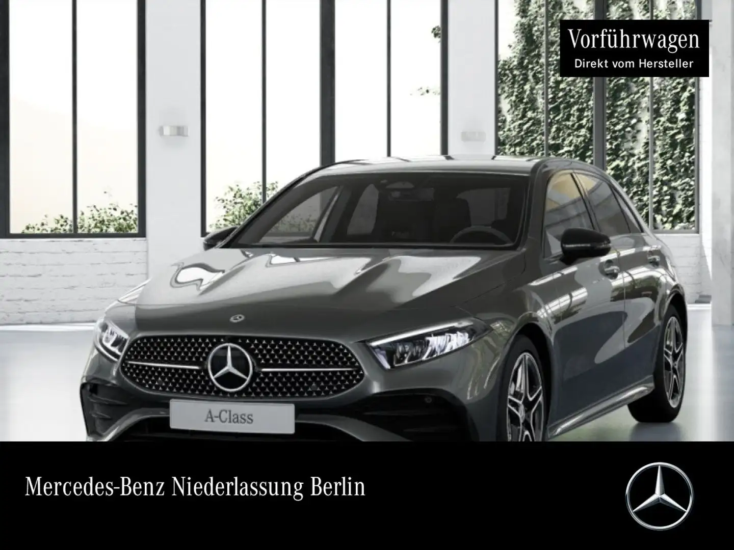 Mercedes-Benz A 200 AMG+NIGHT+LED+KAMERA+TOTW+KEYLESS+7G Grau - 1