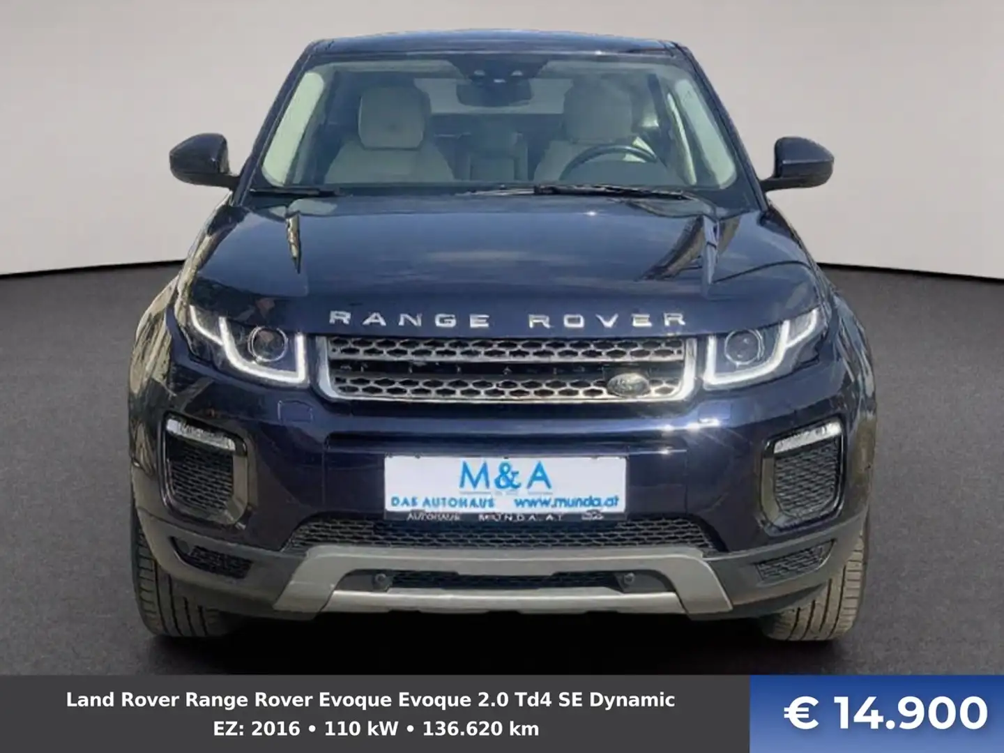 Land Rover Range Rover Evoque Evoque 2.0 Td4 SE Dynamic *GARANTIE Blau - 2
