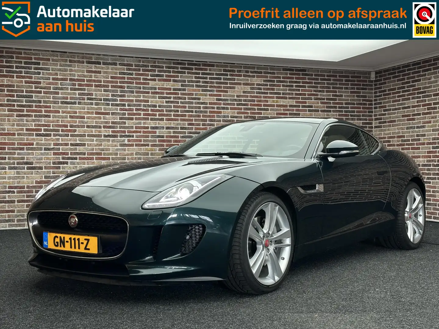 Jaguar F-Type 3.0 V6 Coupé | Dak| Memory| NL Auto| Grün - 1