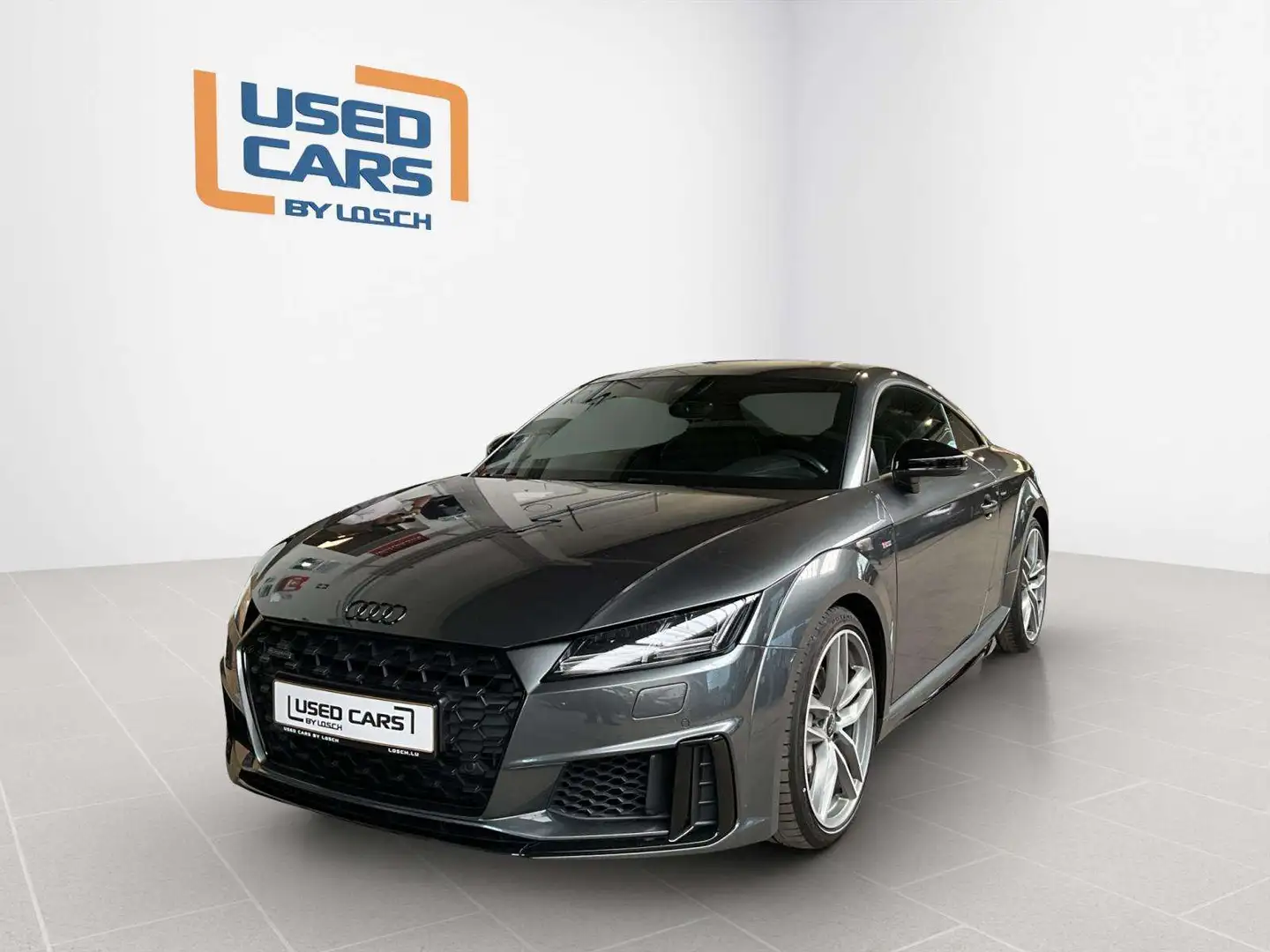 Audi TT 45TFSI+quattro+S-tronic+BlackS Grijs - 1