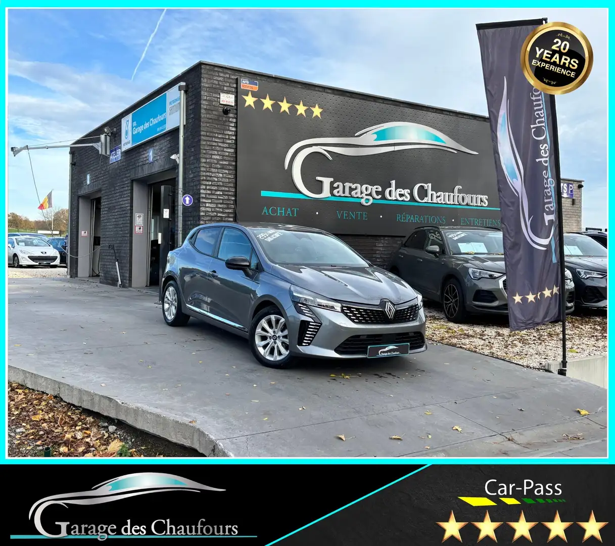 Renault Clio 1.0 SCe - ! Evolution ! - CarPlay - A/C - Eu6e Grijs - 1