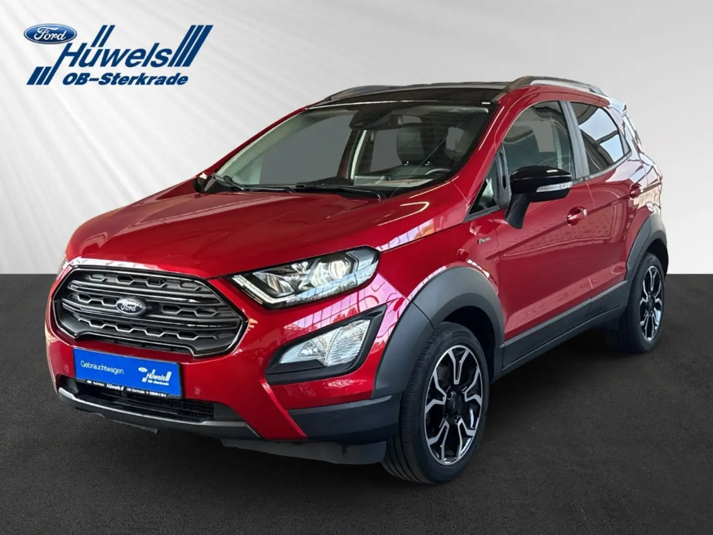 Ford EcoSport Active 1.0 EcoBoost +RFK+LED+PDC+NAVI+SZH+TWA+ Rood - 1