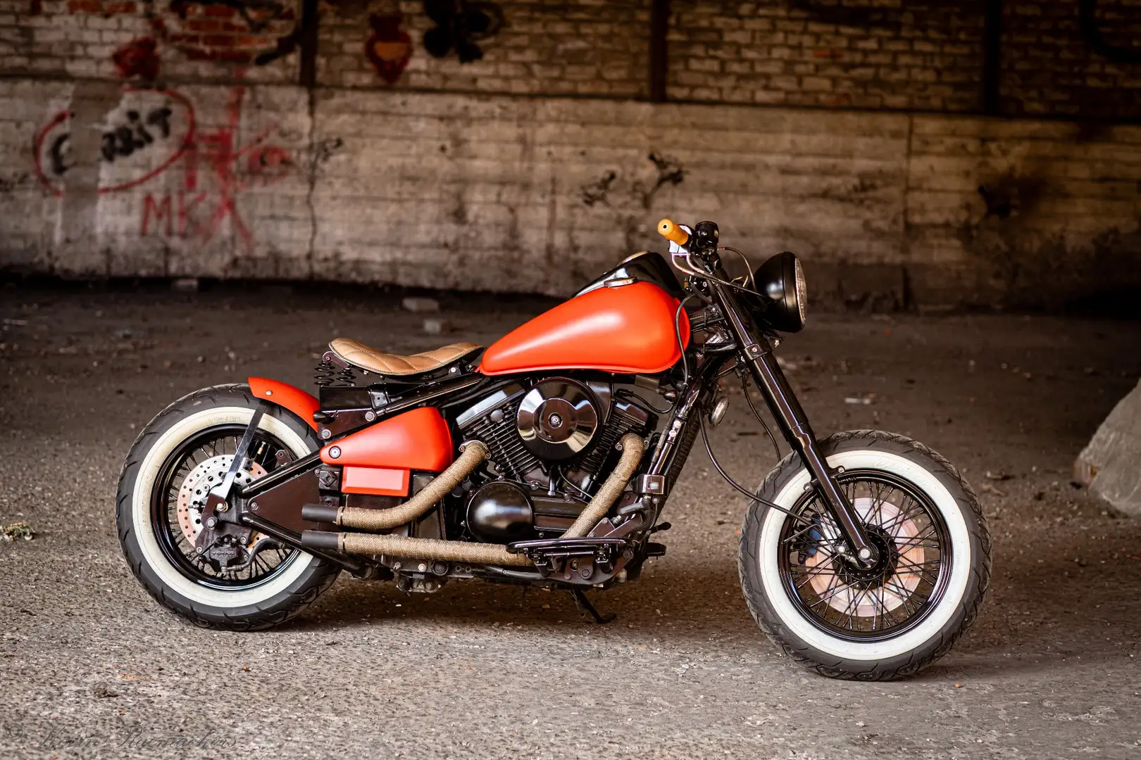 Kawasaki VN 800 Drifter / Bobber / Custom Rojo - 1