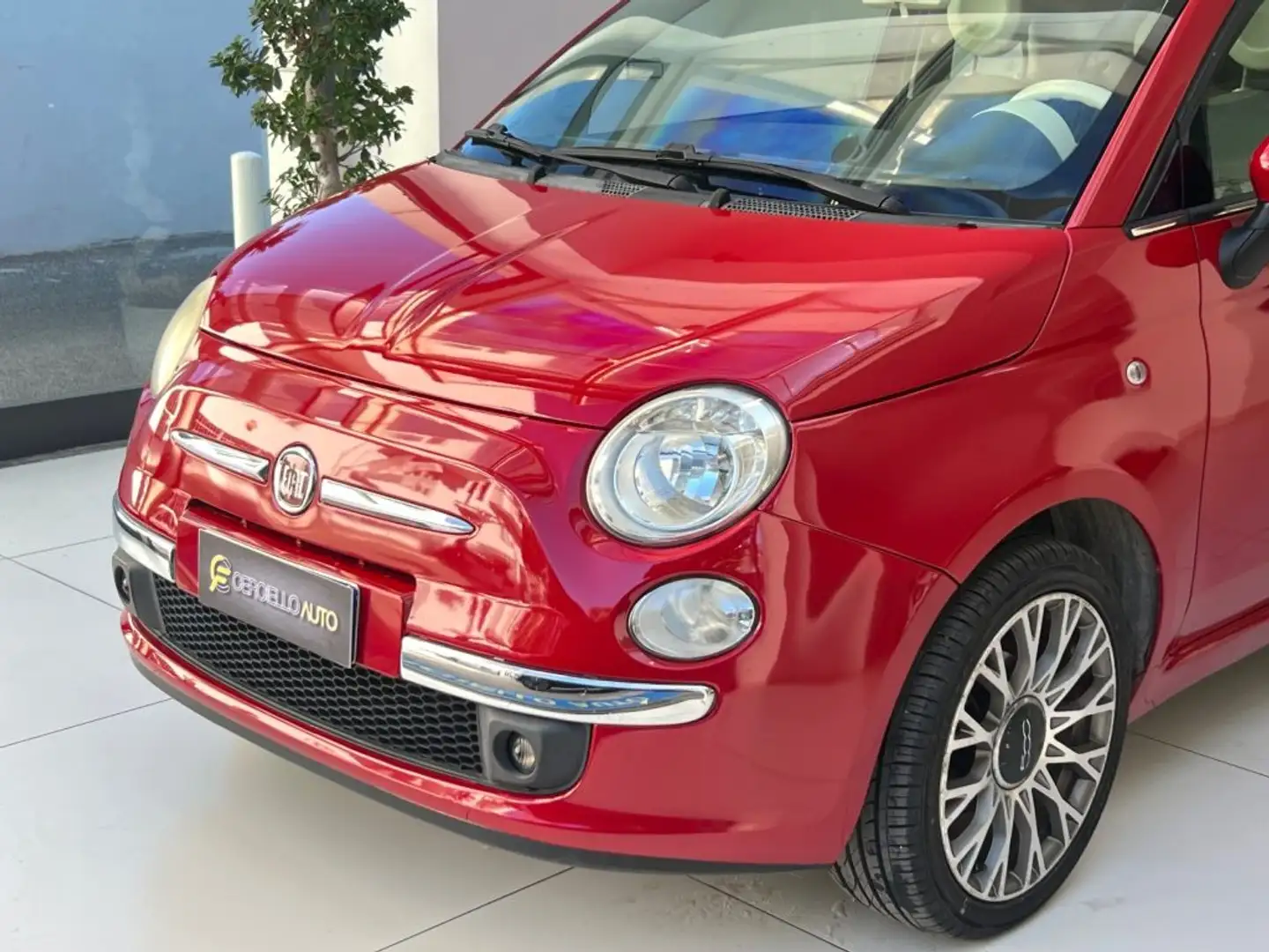 Fiat 500C C 1.2 Lounge gpl Rood - 2
