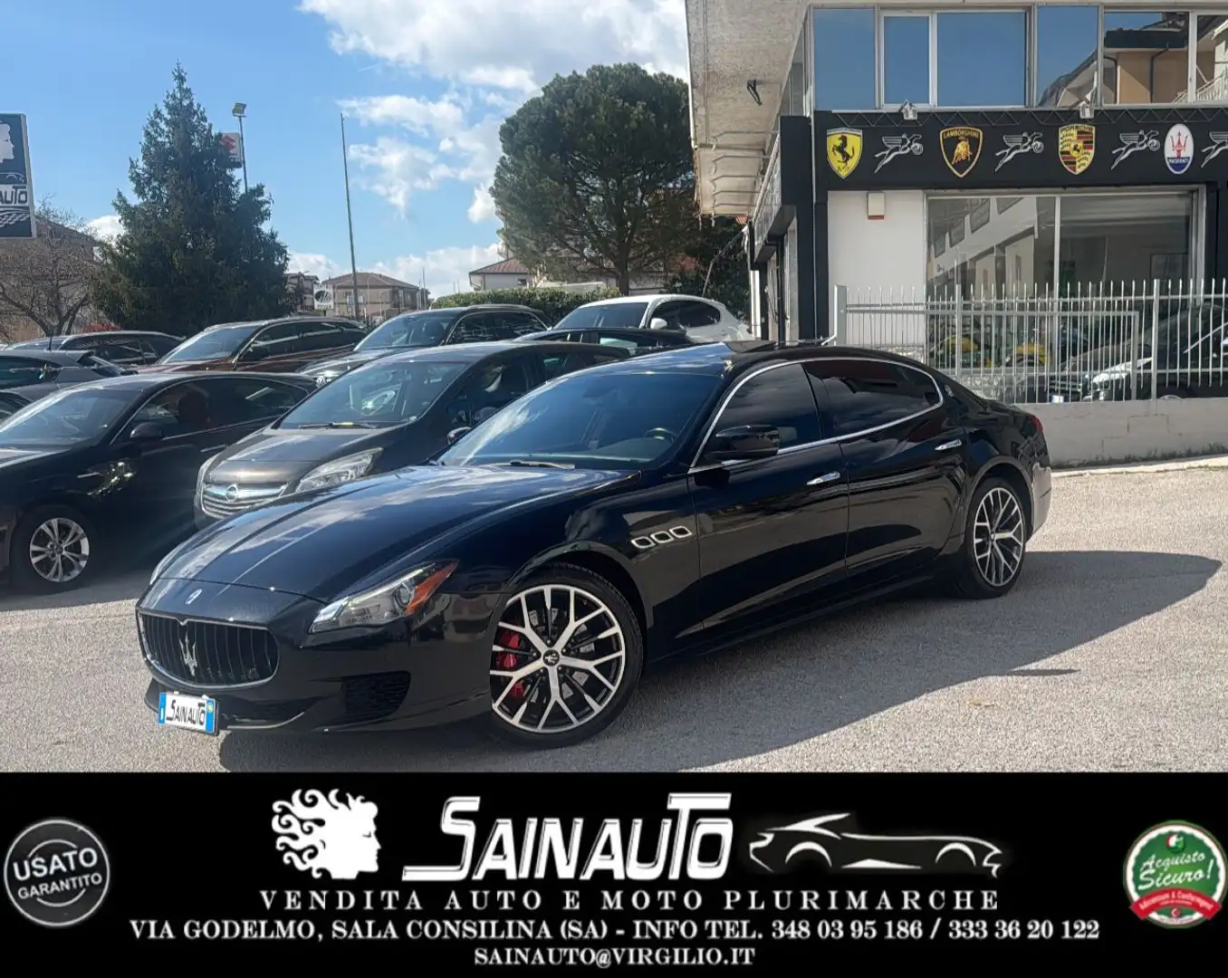 Maserati Quattroporte Maserati Quattroporte V6 S Q4 Granlusso Tetto GARANZIA Schwarz - 1