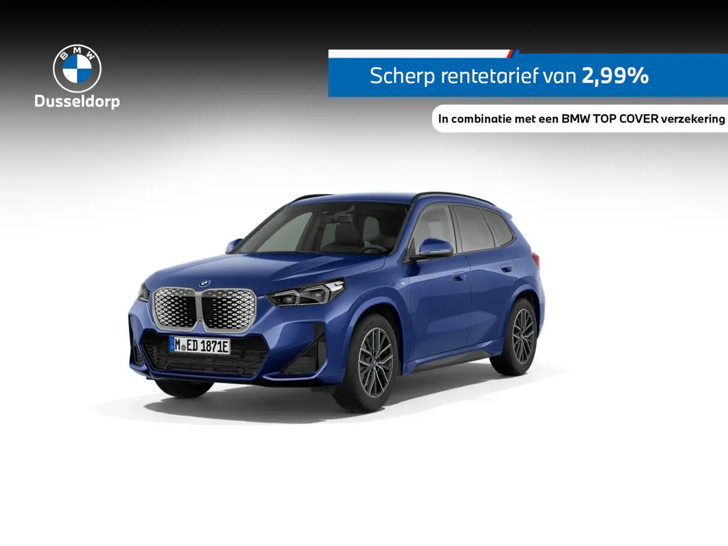 BMW iX1 eDrive20 67 kWh Blauw - 1