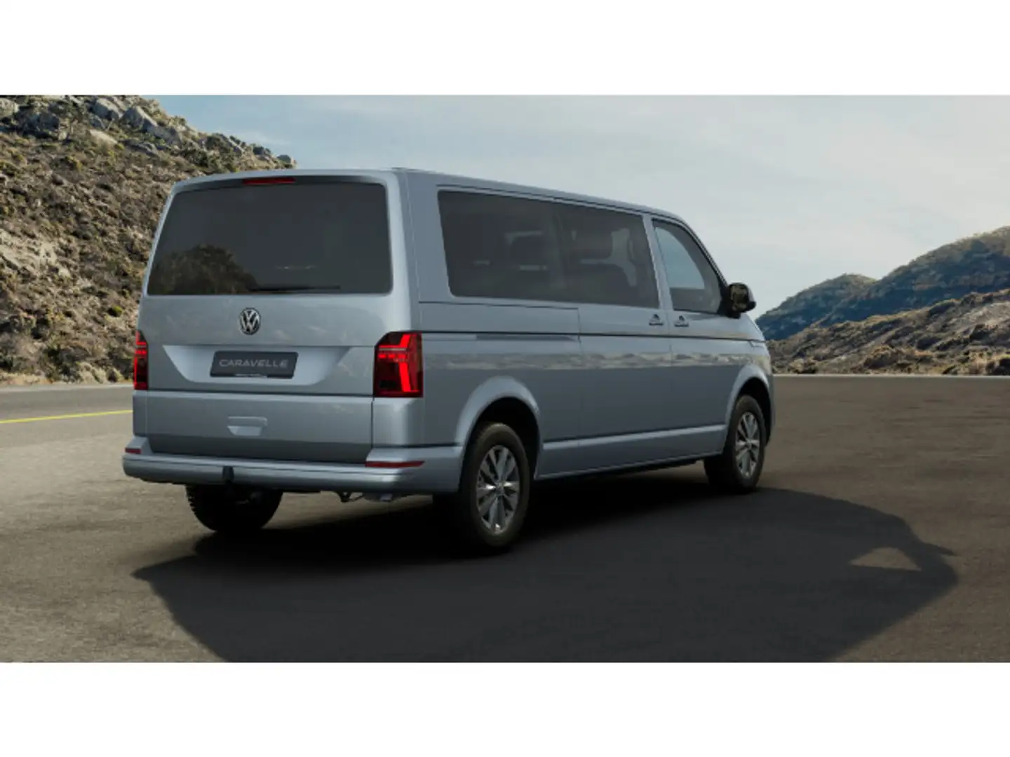 Volkswagen T6.1 Caravelle LR 2.0 TDI DSG 8-Sitzer NAVI AHK Silber - 2