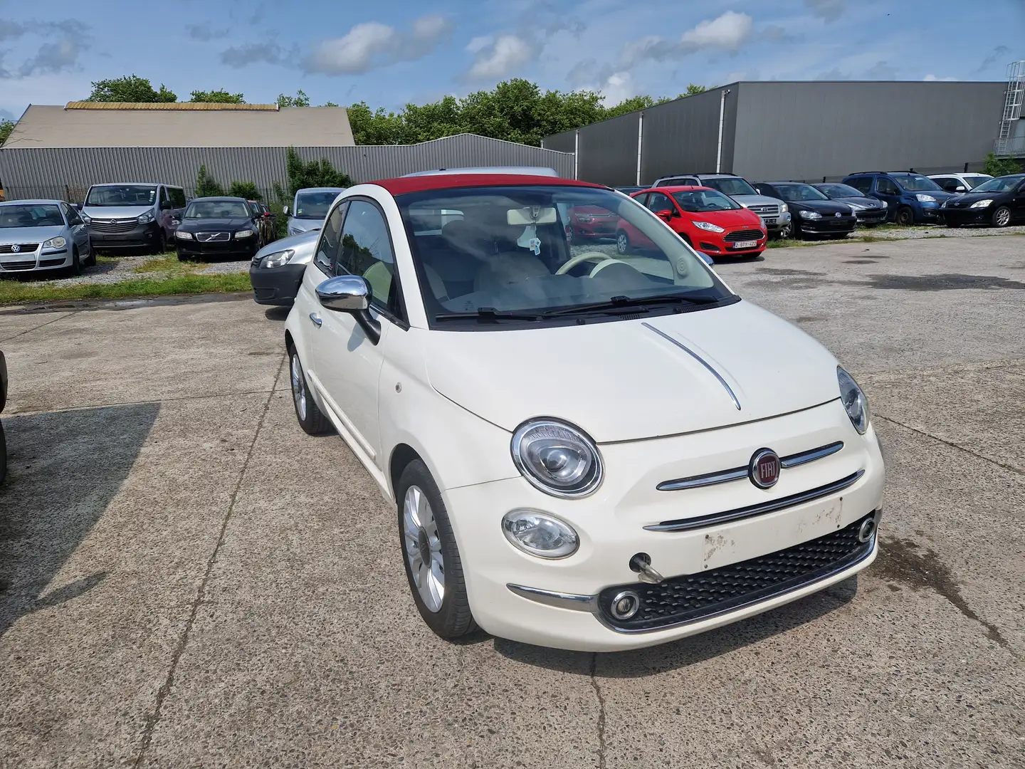 Fiat 500 moteur casser Blanc - 2