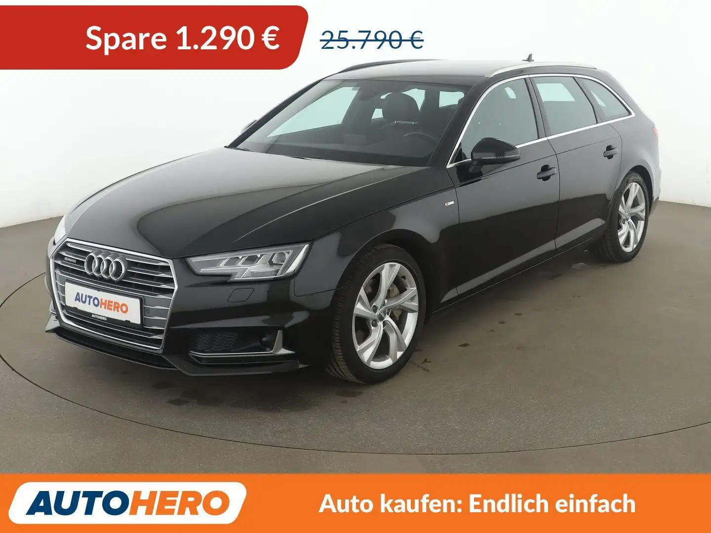 Audi A4 40 TDI quattro Sport Aut.*NAVI*ACC*CAM*PDC* Noir - 1