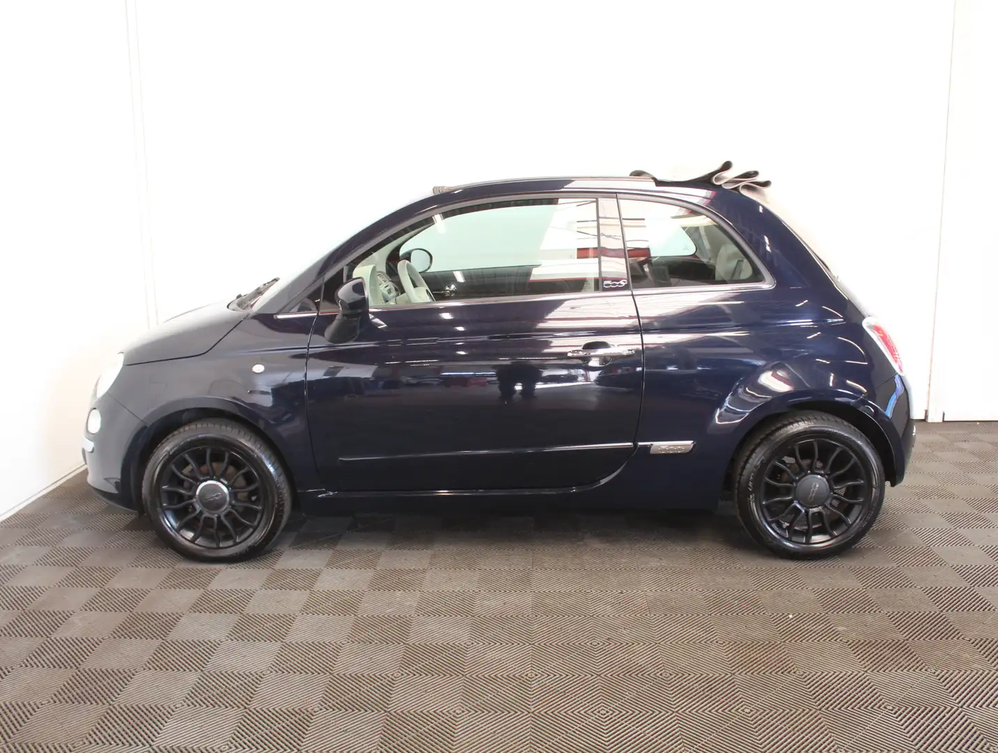Fiat 500C 1.2 Lounge AIRCO | LMV | PDC | CABRIODAK | CV | EL Blauw - 2