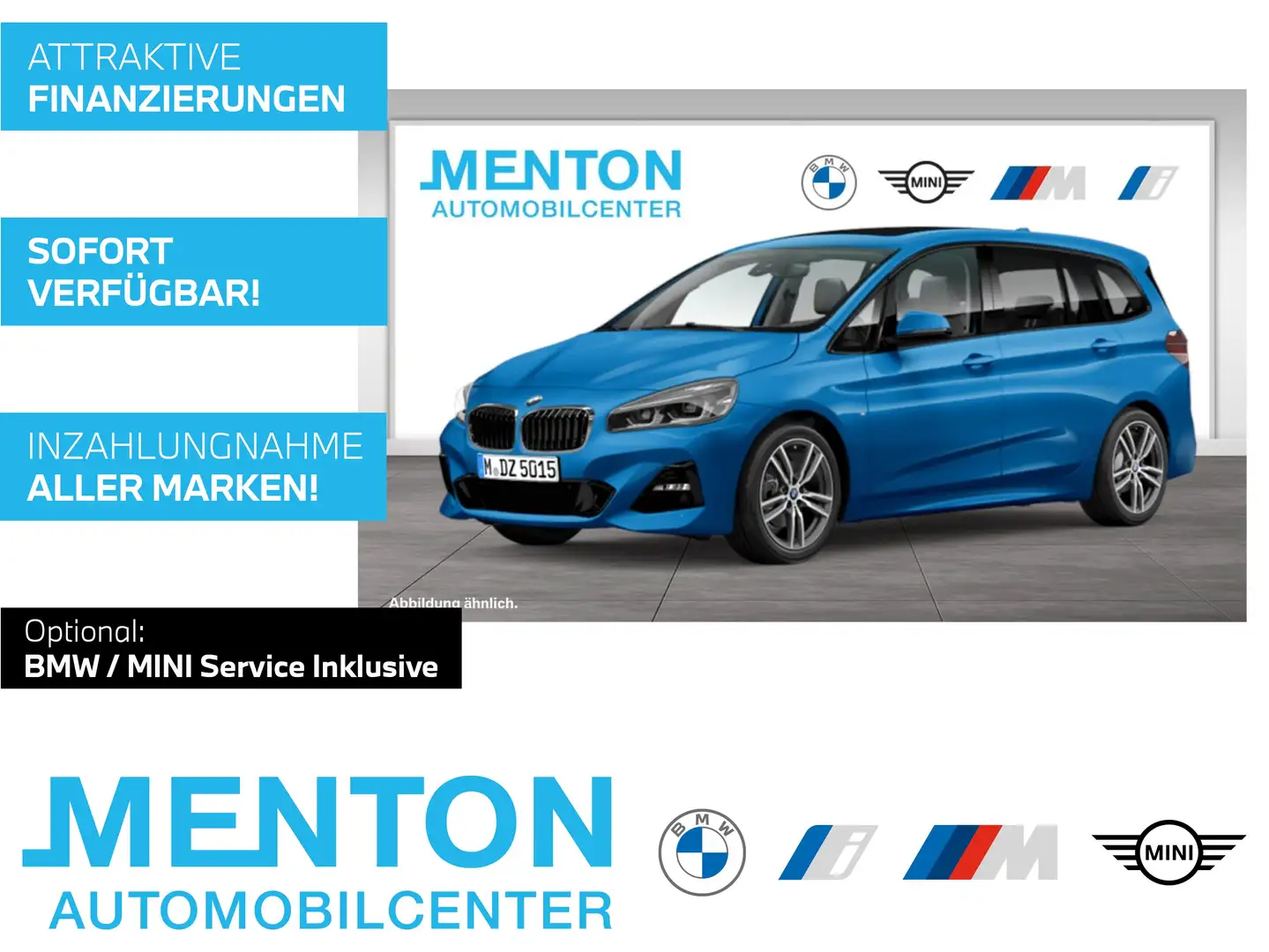 BMW 220 i M Sportpaket HK HiFi DAB LED Pano.Dach RFK Blau - 1