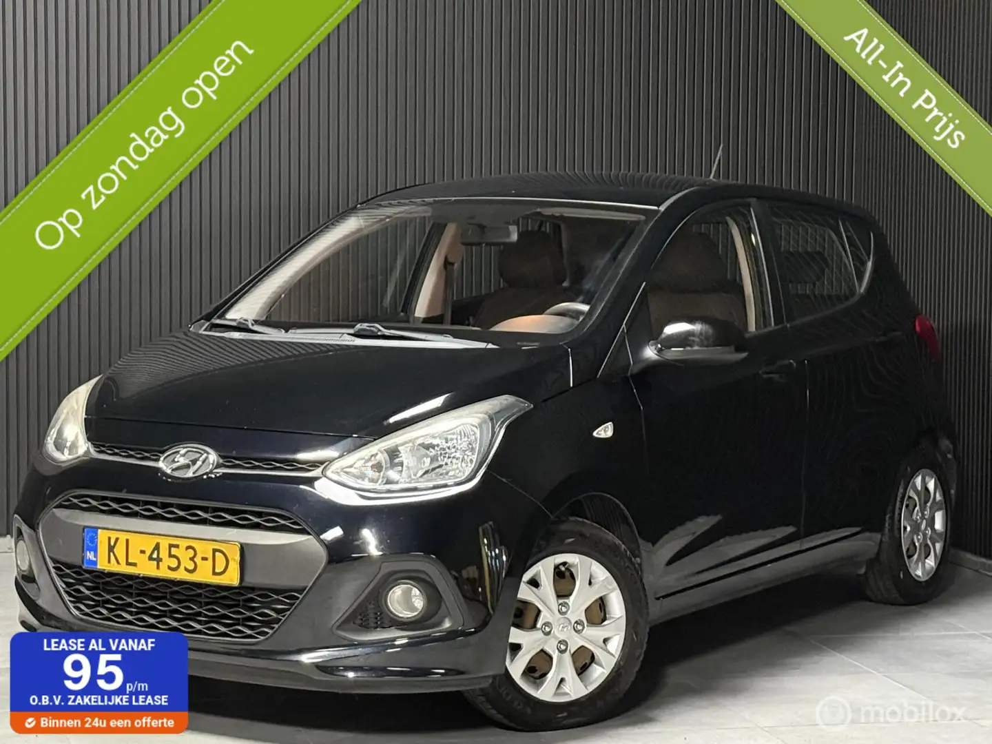 Hyundai i10 1.0i i-Motion Comfort|AUT|5DR|NAP|DEALERONDRHD| Noir - 1