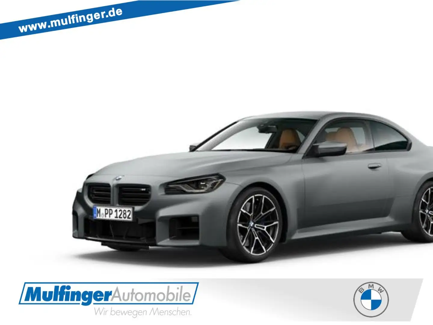 BMW M2 Leder DrivAss.HUD Lenkradh+Sitzh.Kamera Ha/Ka Grau - 1