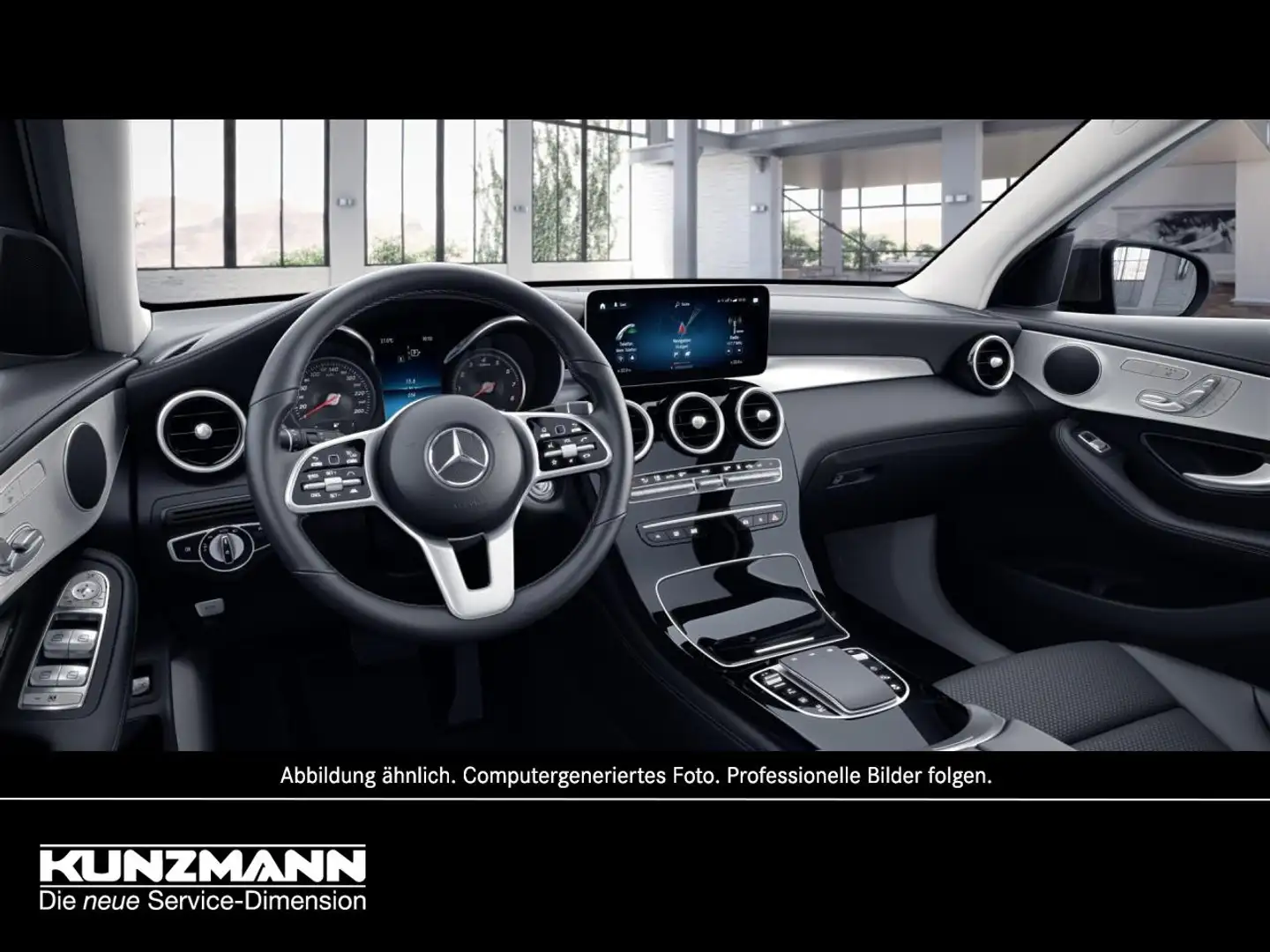 Mercedes-Benz GLC 300 de 4M MBUX Distronic 360° AHK Totwinkel Schwarz - 2