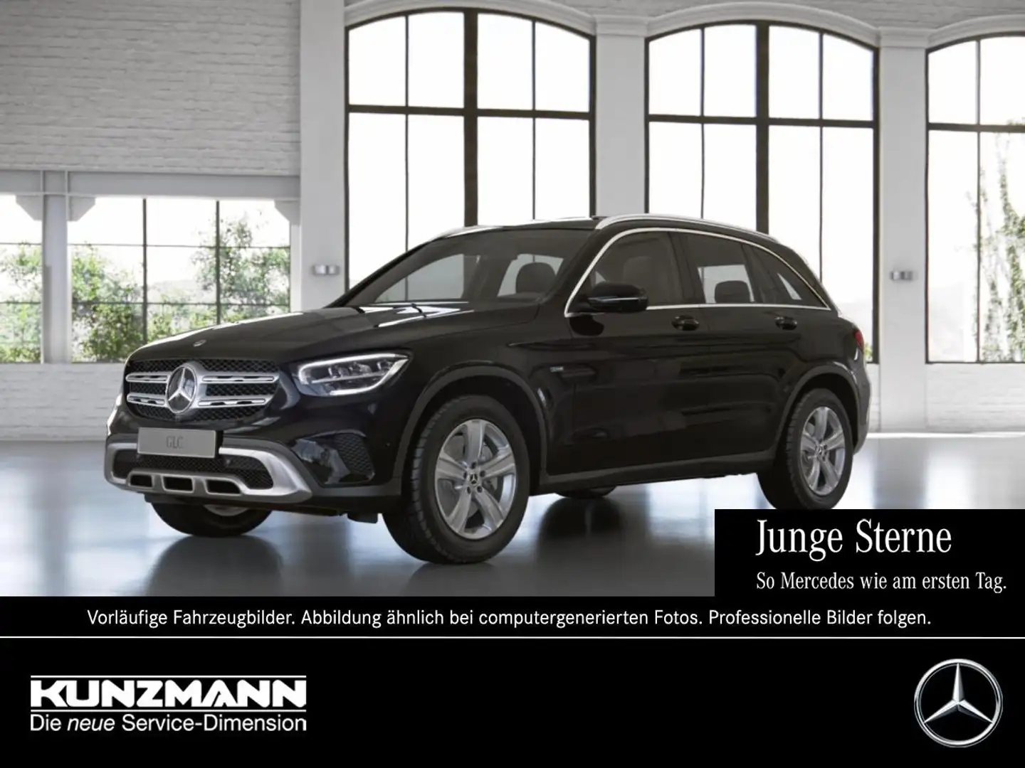 Mercedes-Benz GLC 300 de 4M MBUX Distronic 360° AHK Totwinkel Schwarz - 1
