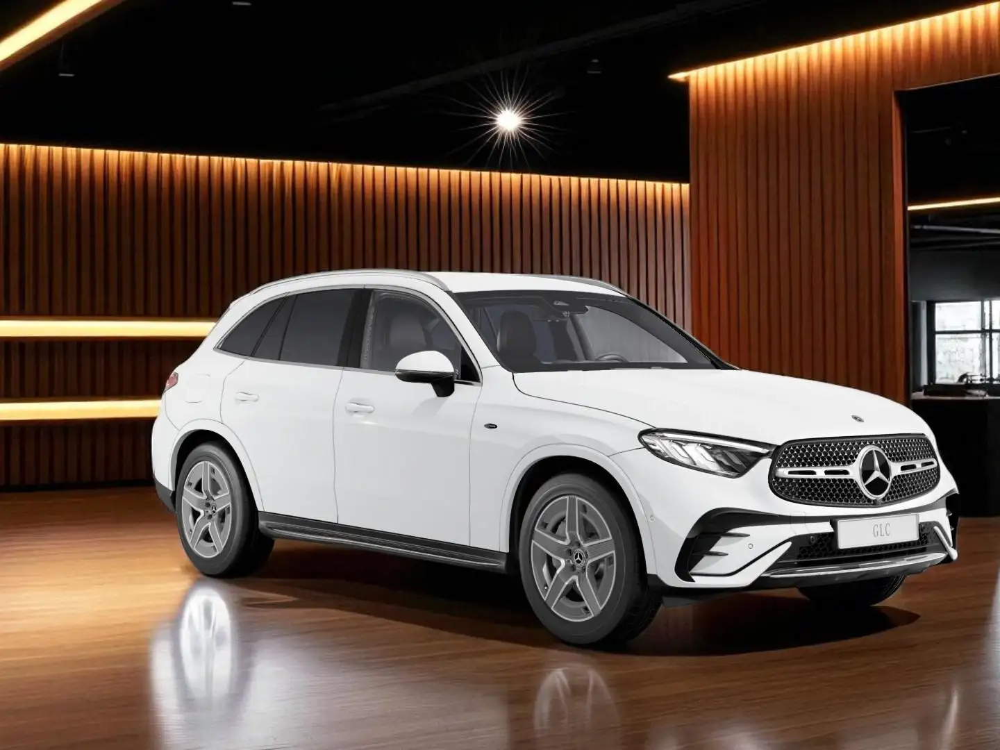 Mercedes-Benz GLC 300 300de 4Matic Weiß - 1