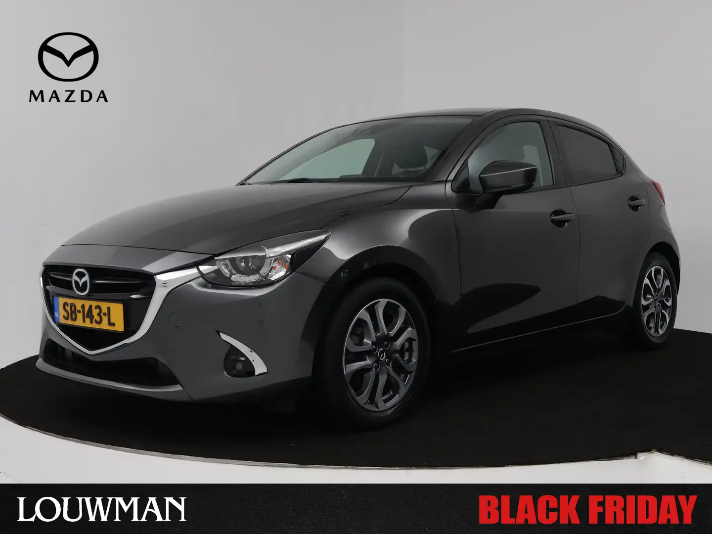 Mazda 2 1.5 Skyactiv-G GT-Luxury automaat | BLACK FRIDAY | Grau - 1