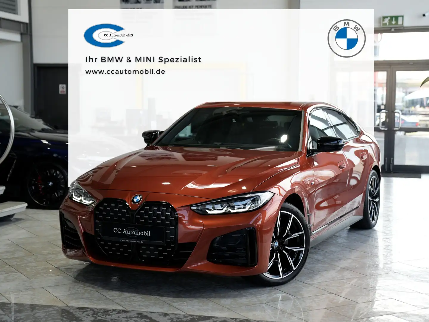 BMW 420 420d xDrive Gran Coupe M Sport 19LM ACC HUD Narancs - 1