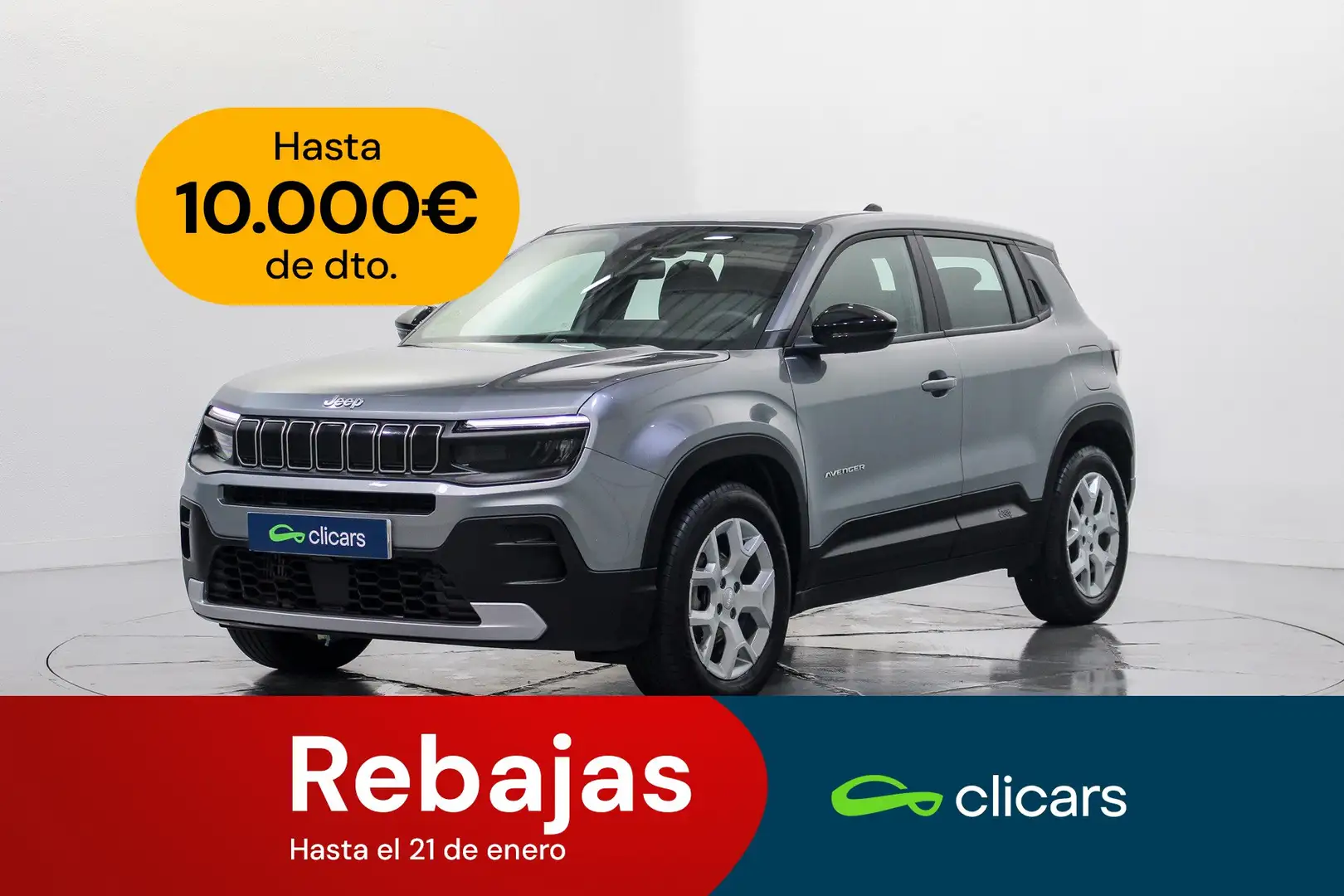 Jeep Avenger 1.2 Altitude 74KW Grau - 1