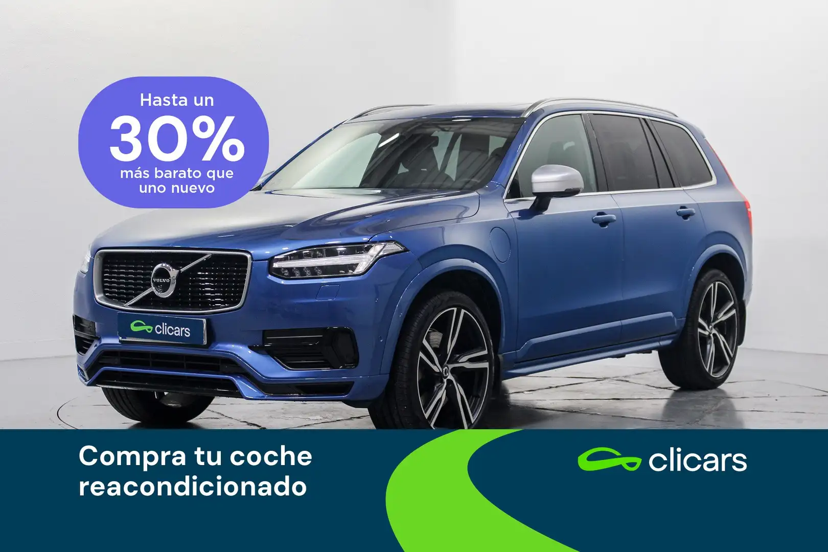 Volvo XC90 T8 Twin R-Design Premium Edition AWD 390 Bleu - 1