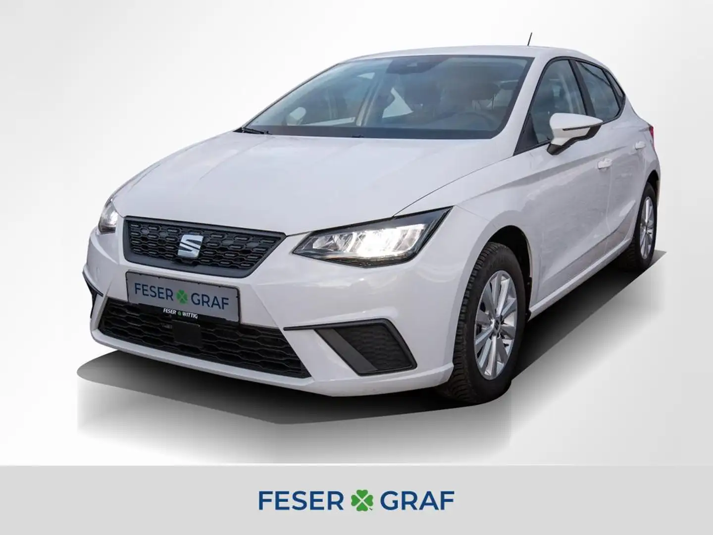 SEAT Ibiza 1.0 TSI Style-Pro LED/ACC/SHZ/PDC Weiß - 1