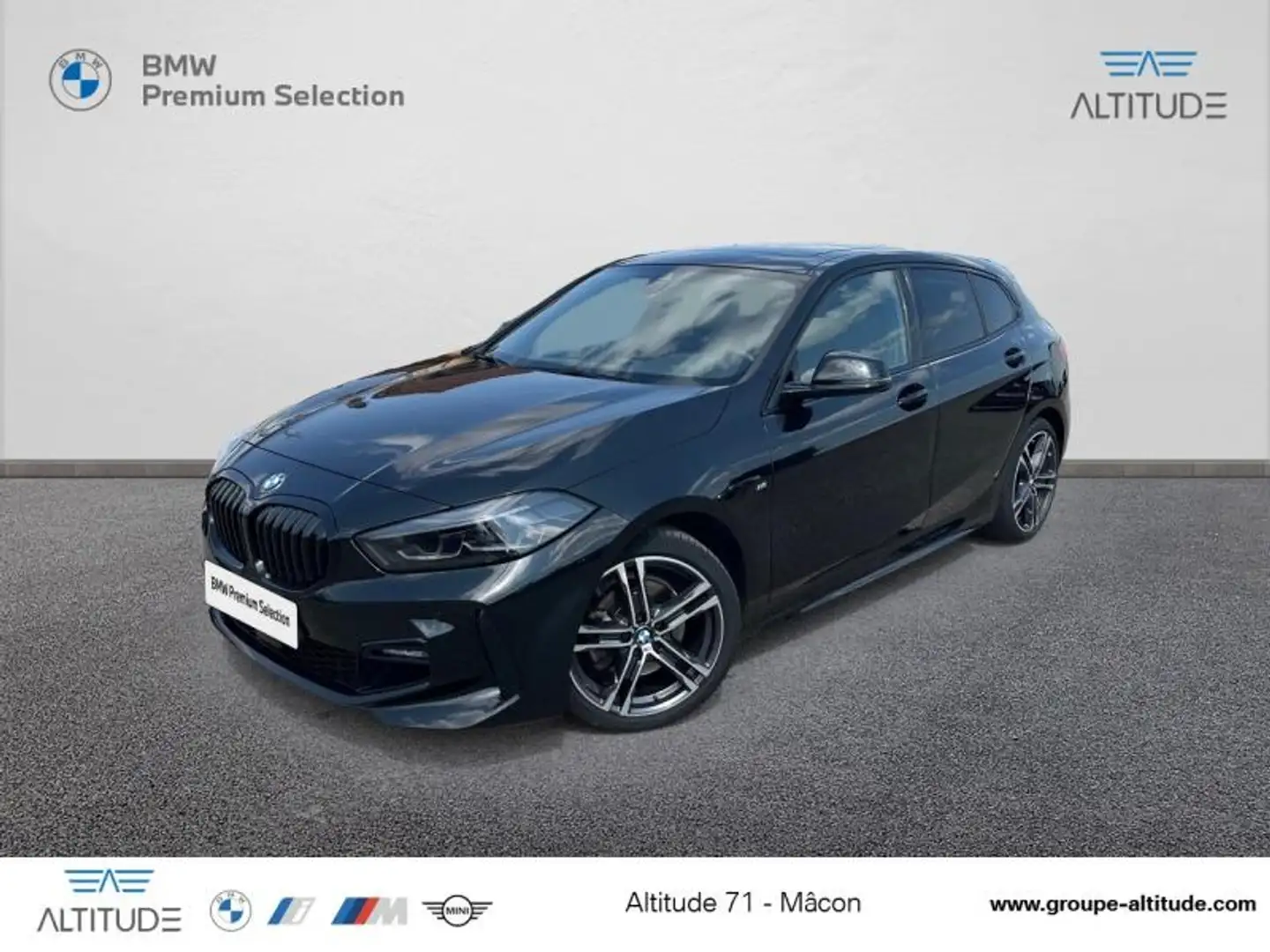 BMW 118 118dA 150ch M Sport 8cv Noir - 1